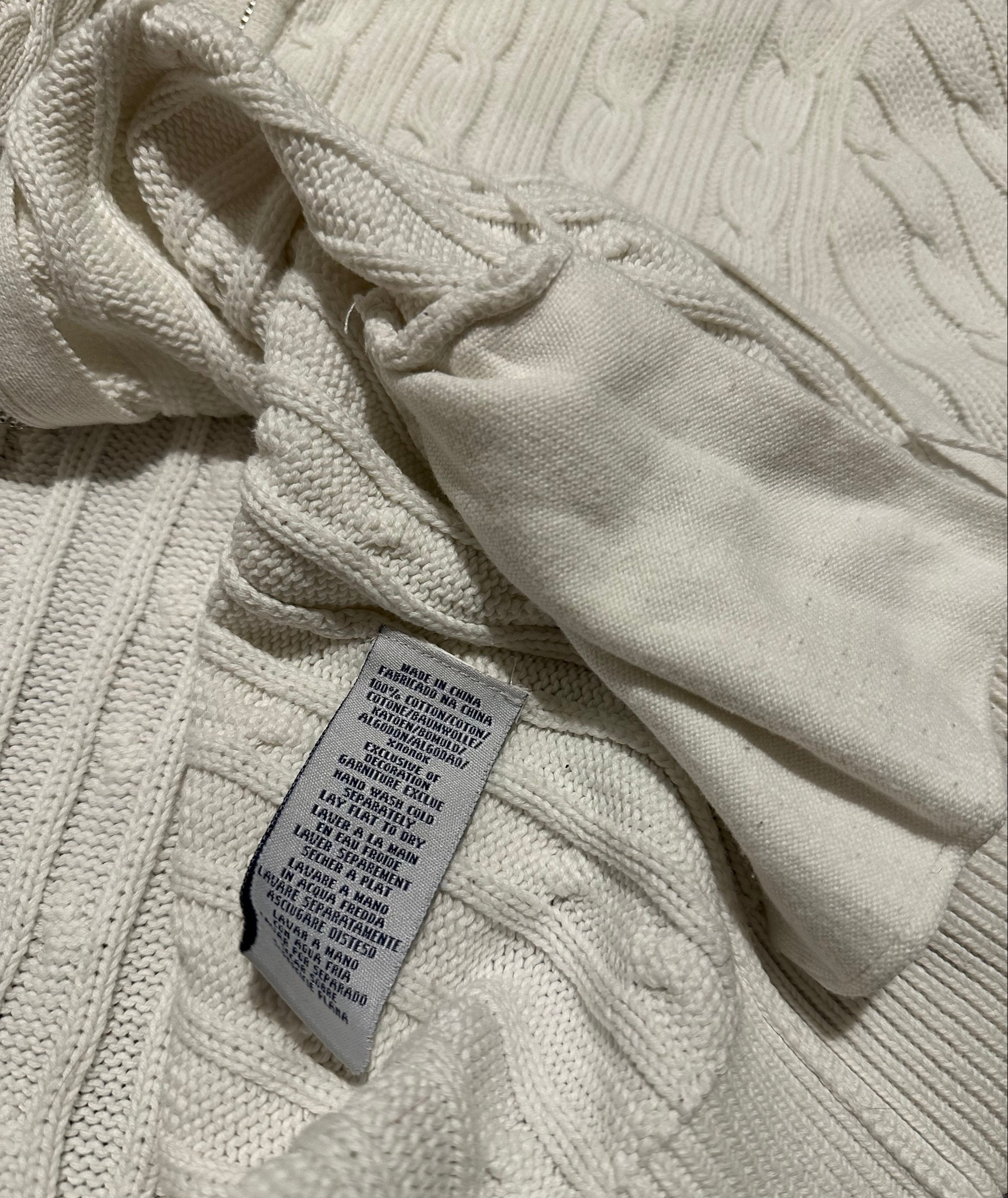 Polo Ralph Lauren Cable-Knit Full-Zip, миниатюра 6