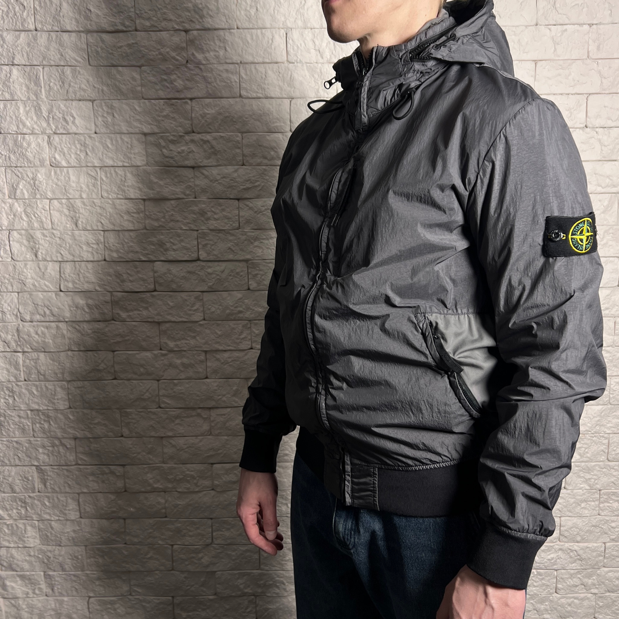 Stone Island GARMENT DYED CRINKLE REPS NY Jacket, миниатюра 1
