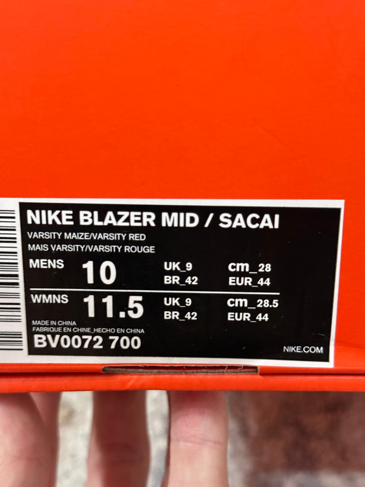 Nike x Sacai Blazer Mid, миниатюра 7