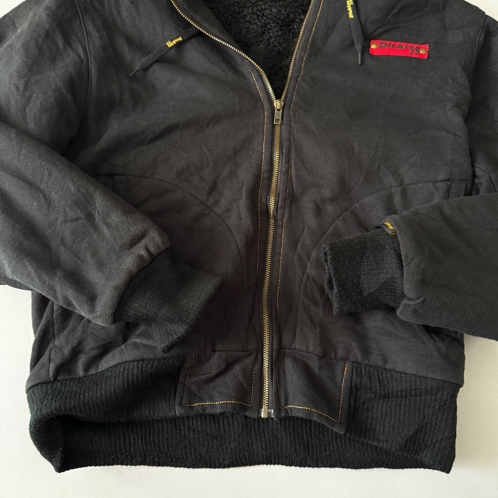 Dickies 2000s Vintage Sherpa Lining Hooded Jacket, миниатюра 3