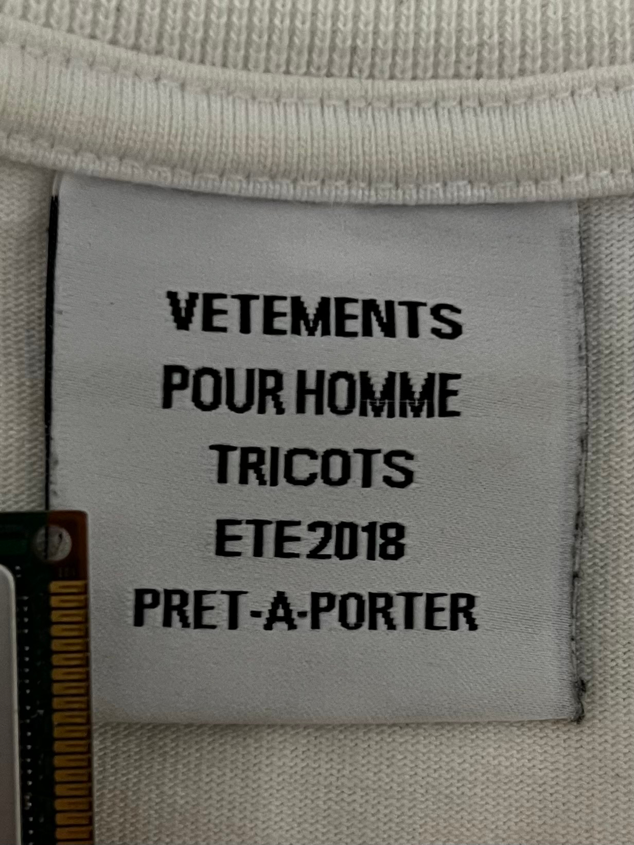 Vetements Zurich Split T-Shirt, миниатюра 3