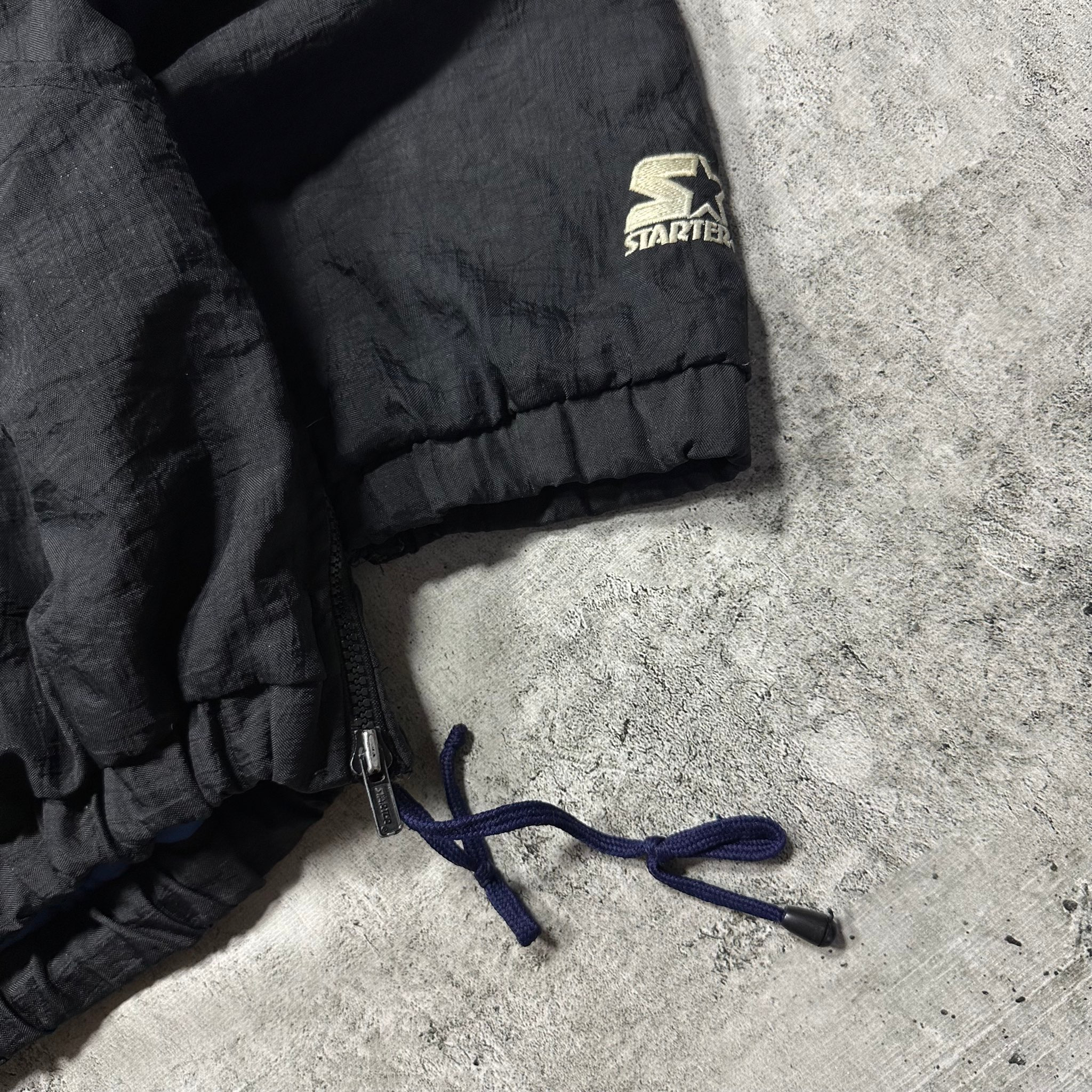 Starter Orlando Magic half zip windbreaker/puffer jacket 90s, миниатюра 8
