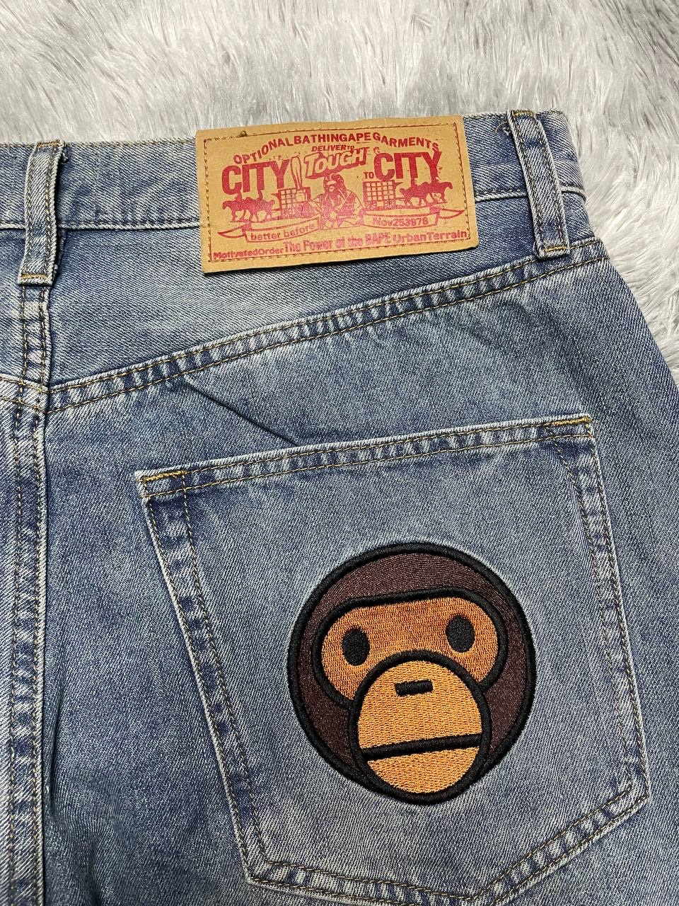 Bape x Hello Kitty Джинсы, миниатюра 5