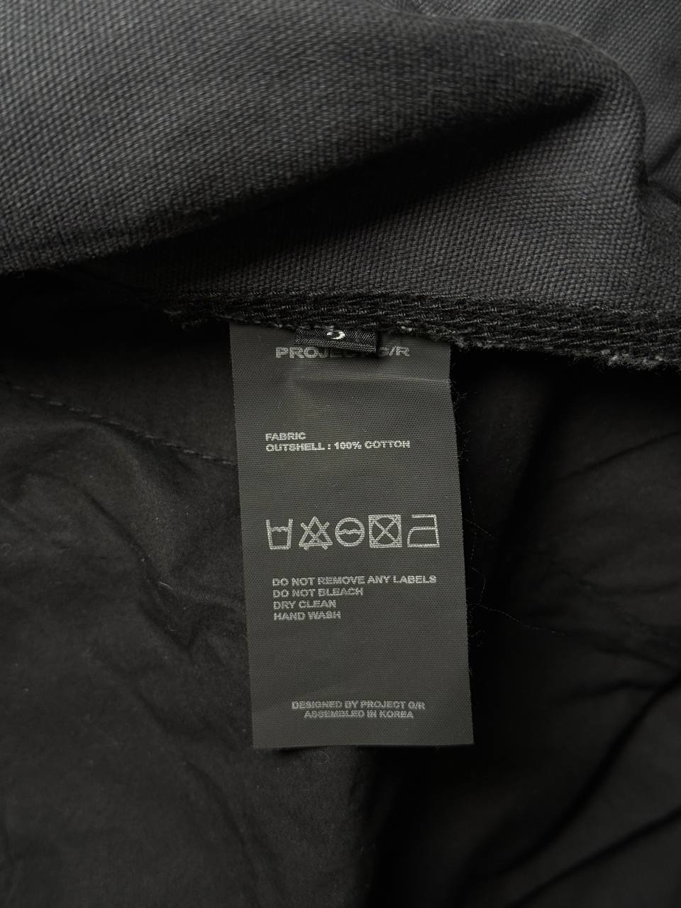Project G/R Distressed Work Black Pants, миниатюра 7