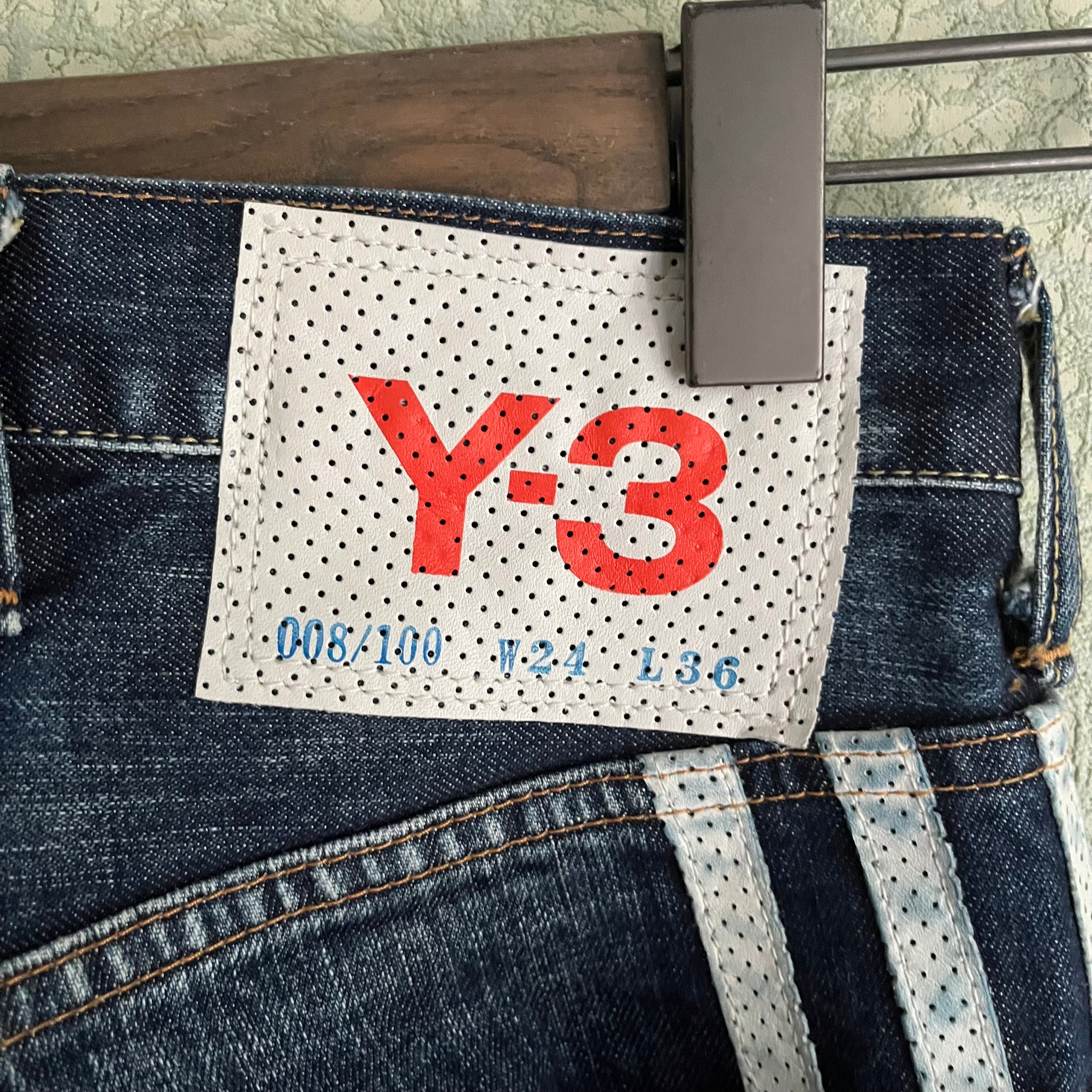 Y-3 SS04 Double 3-Stripe Spotted Horse Jeans, миниатюра 3