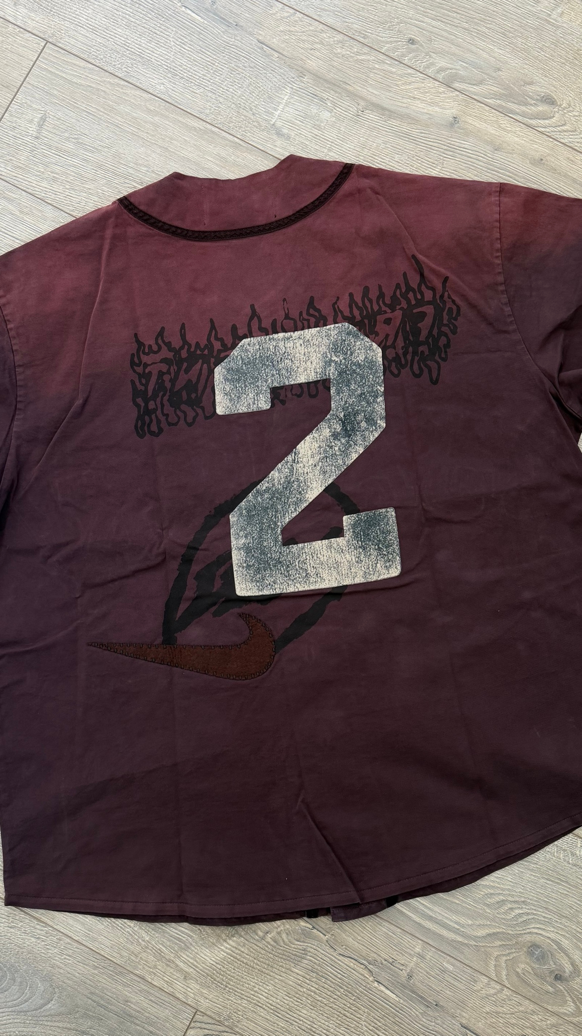 Cactus Jack x Fragment x Nike Tokyo Jack Retro Baseball Jersey, миниатюра 2
