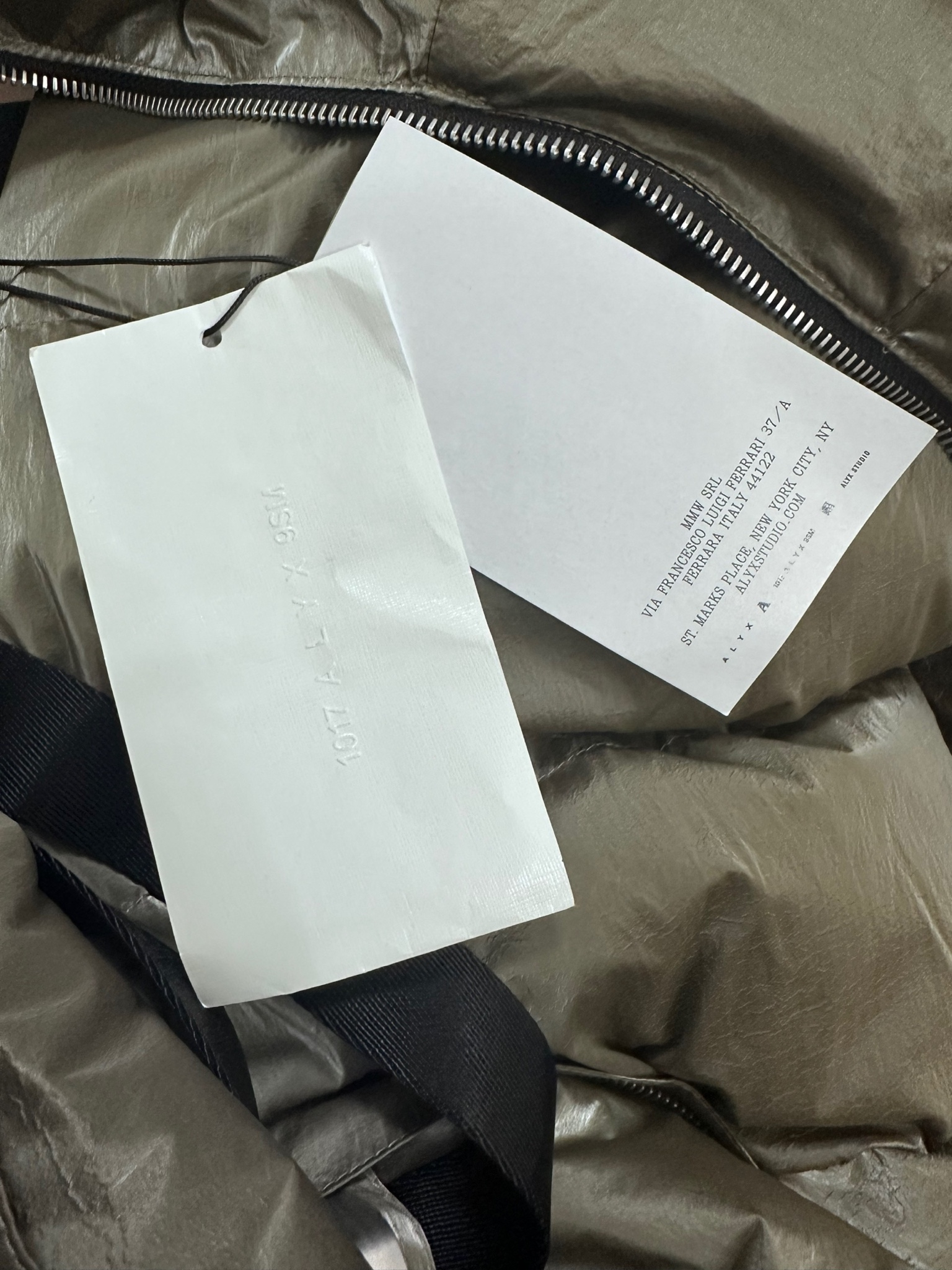1017 Alyx 9sm Nightrider Silver Green Puffer, миниатюра 16