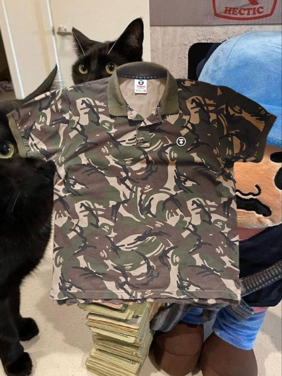 AAPE Polo camo, миниатюра 1