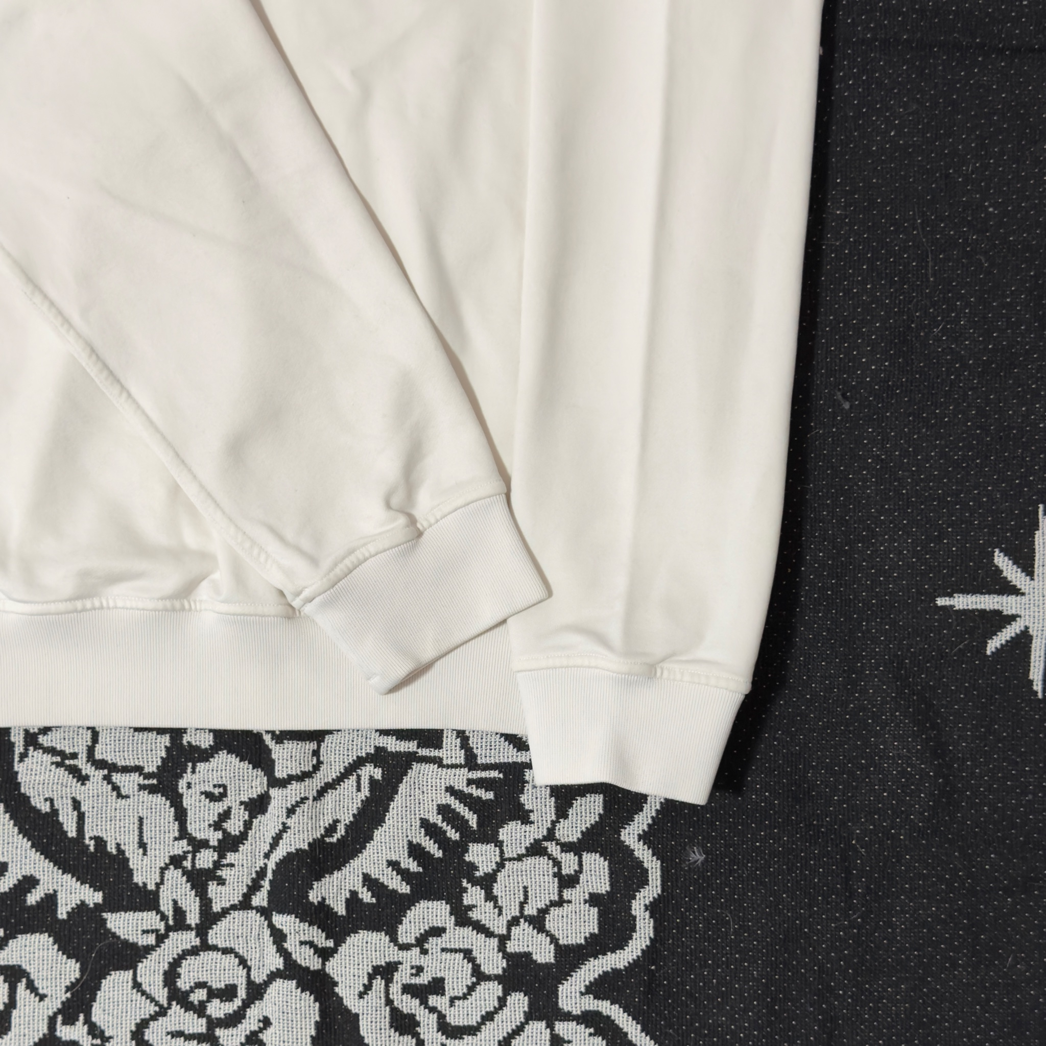 Stone Island Nylon Cotton Sweatshirt White, миниатюра 2