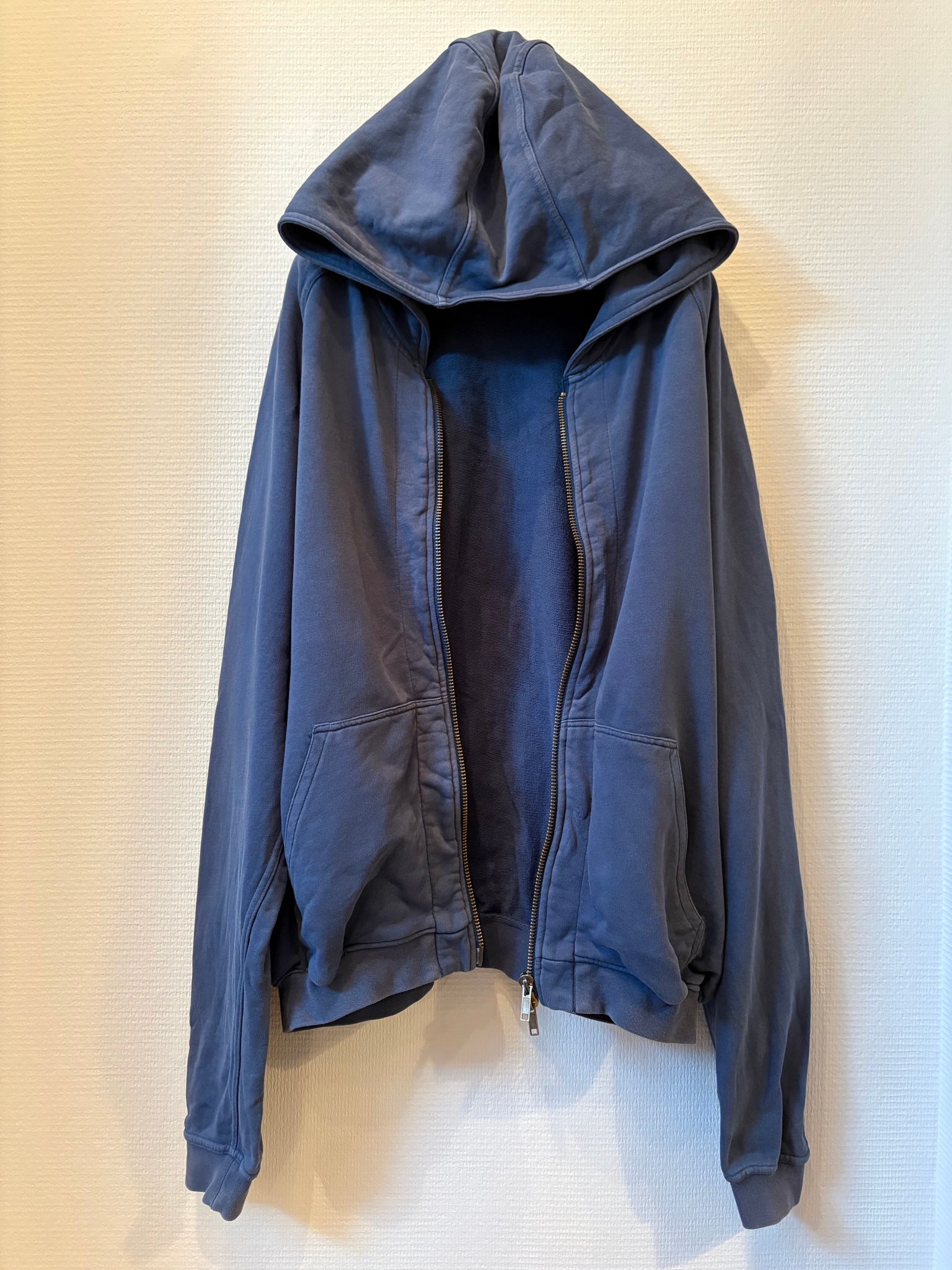 Haider Ackermann  SS16 Perth Blue Zip-Hoodie, миниатюра 3