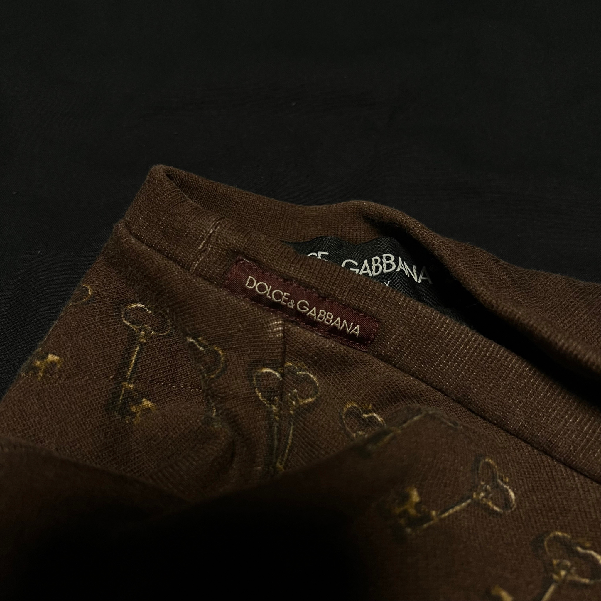 Dolce & Gabbana Brown Knight Axe Sweater, миниатюра 7