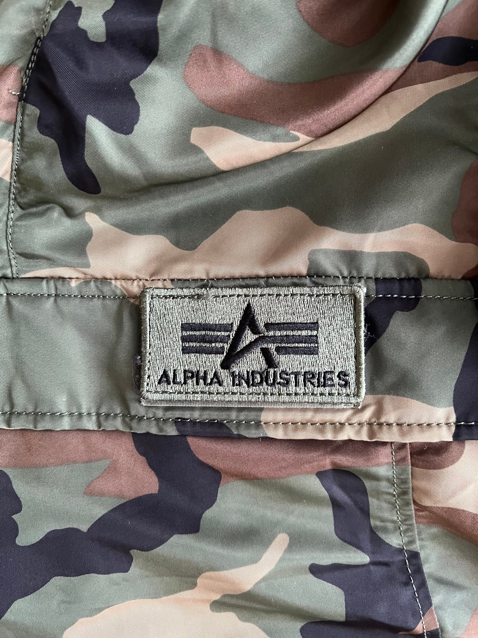 Alpha Industries HPO Anorak Woodland Camo, миниатюра 4