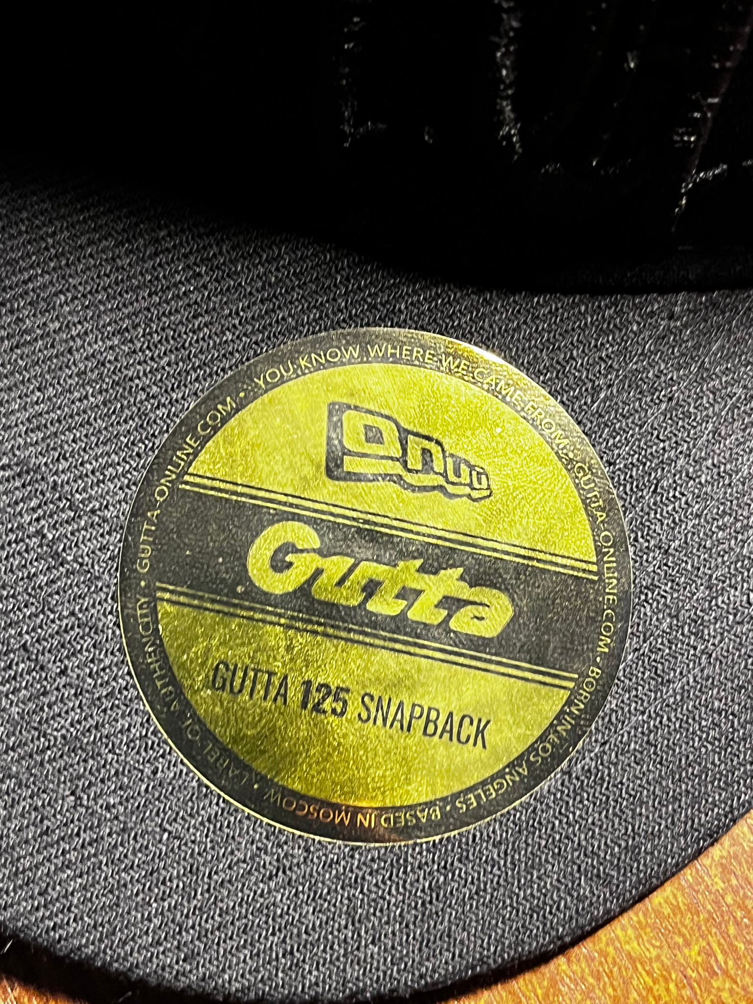 Gutta 125 Snapback Triple Black, миниатюра 2