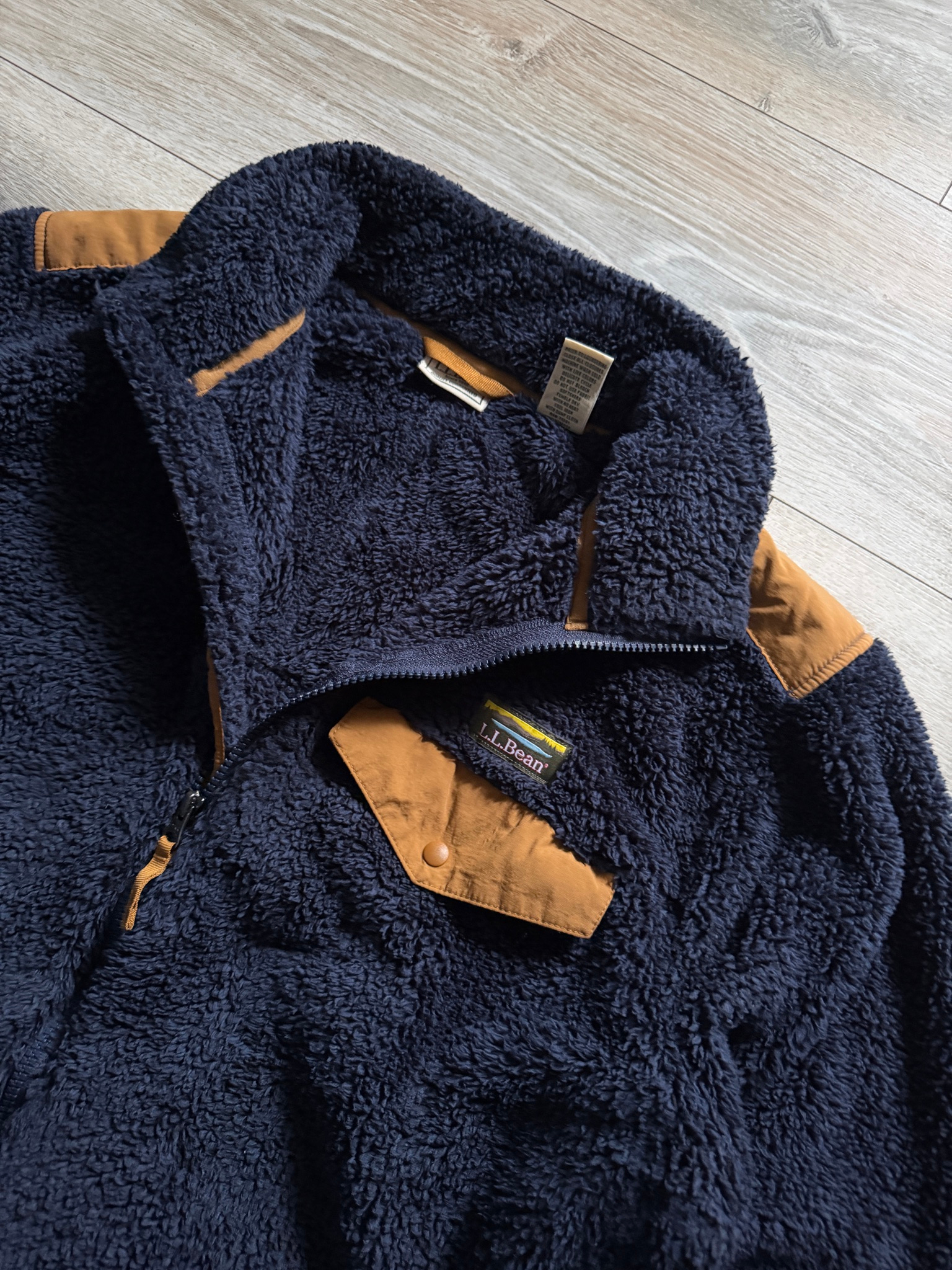 L.L.Bean Montain Pile Fleece Jacket Sherpa, миниатюра 7