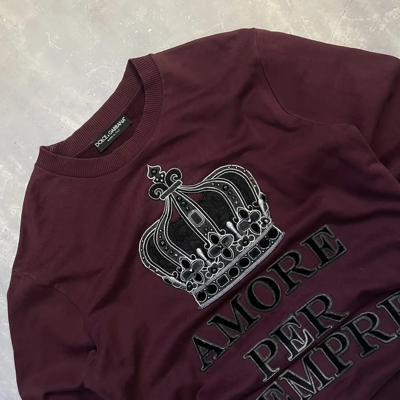 Dolce & Gabbana Amore Per Sempre Vintage Sweatshirt, миниатюра 2
