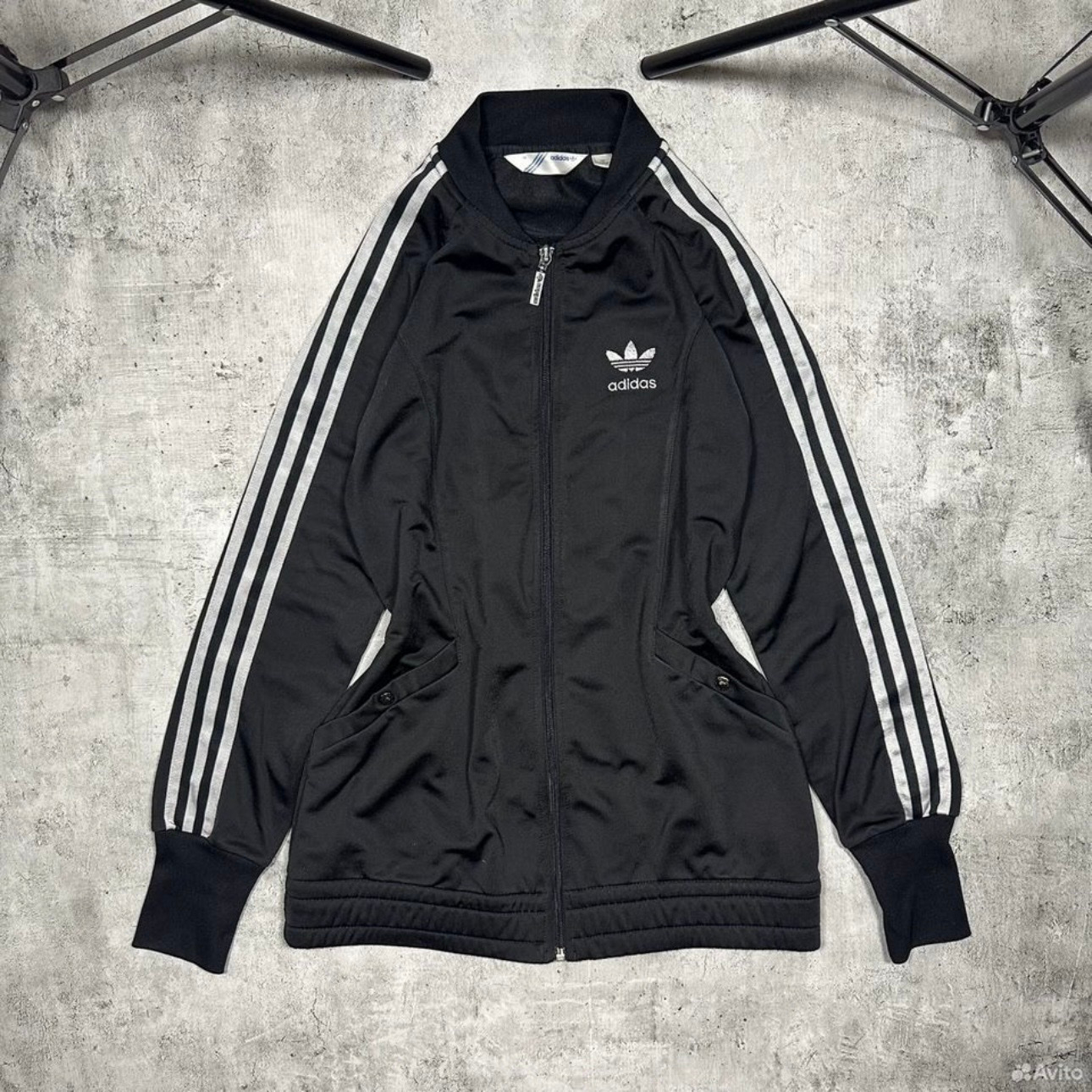 Adidas 3 stripes silver 2009 olympic zip, миниатюра 1