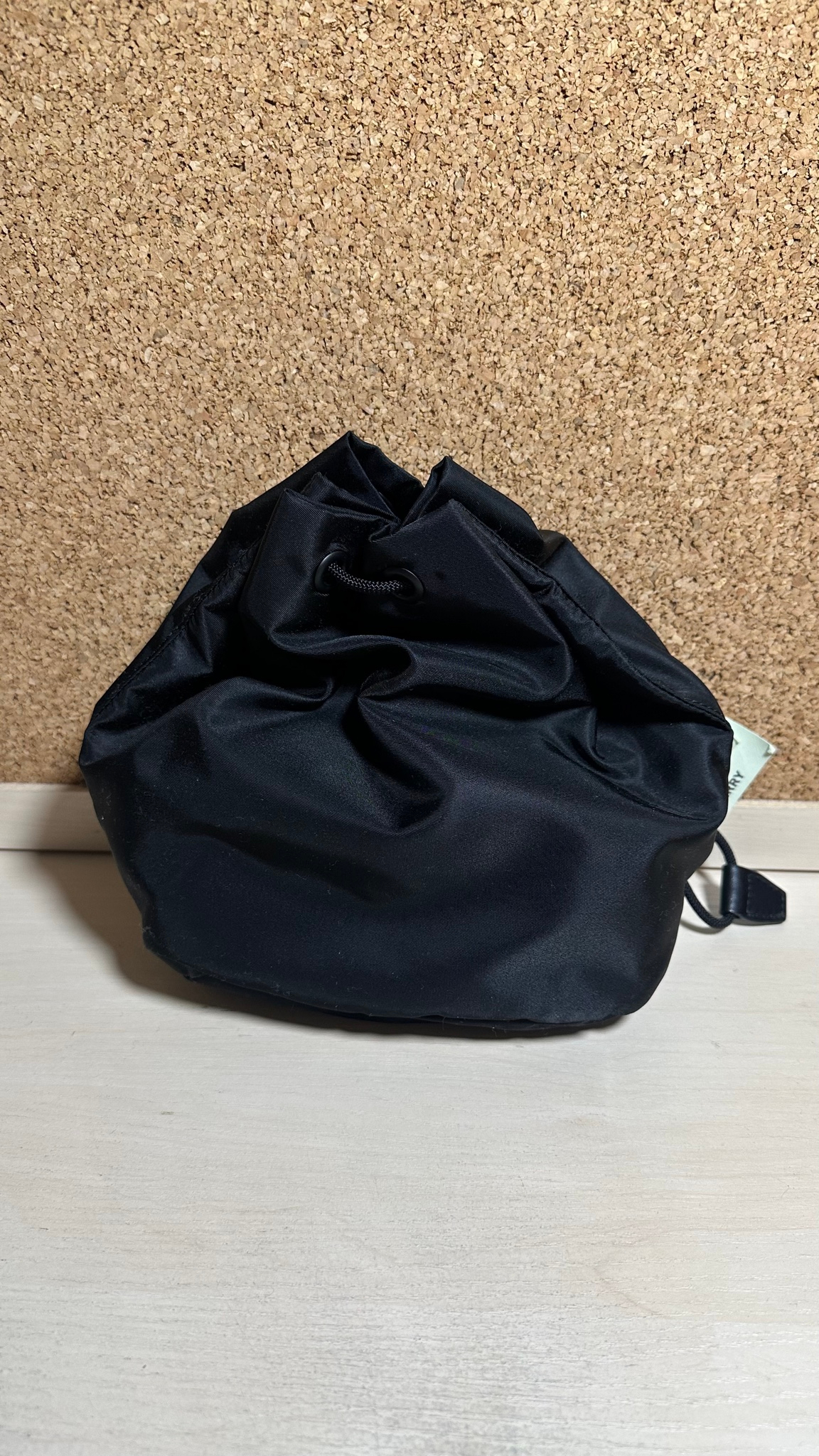 Burberry Logo Print Nylon Drawcord Pouch, миниатюра 2