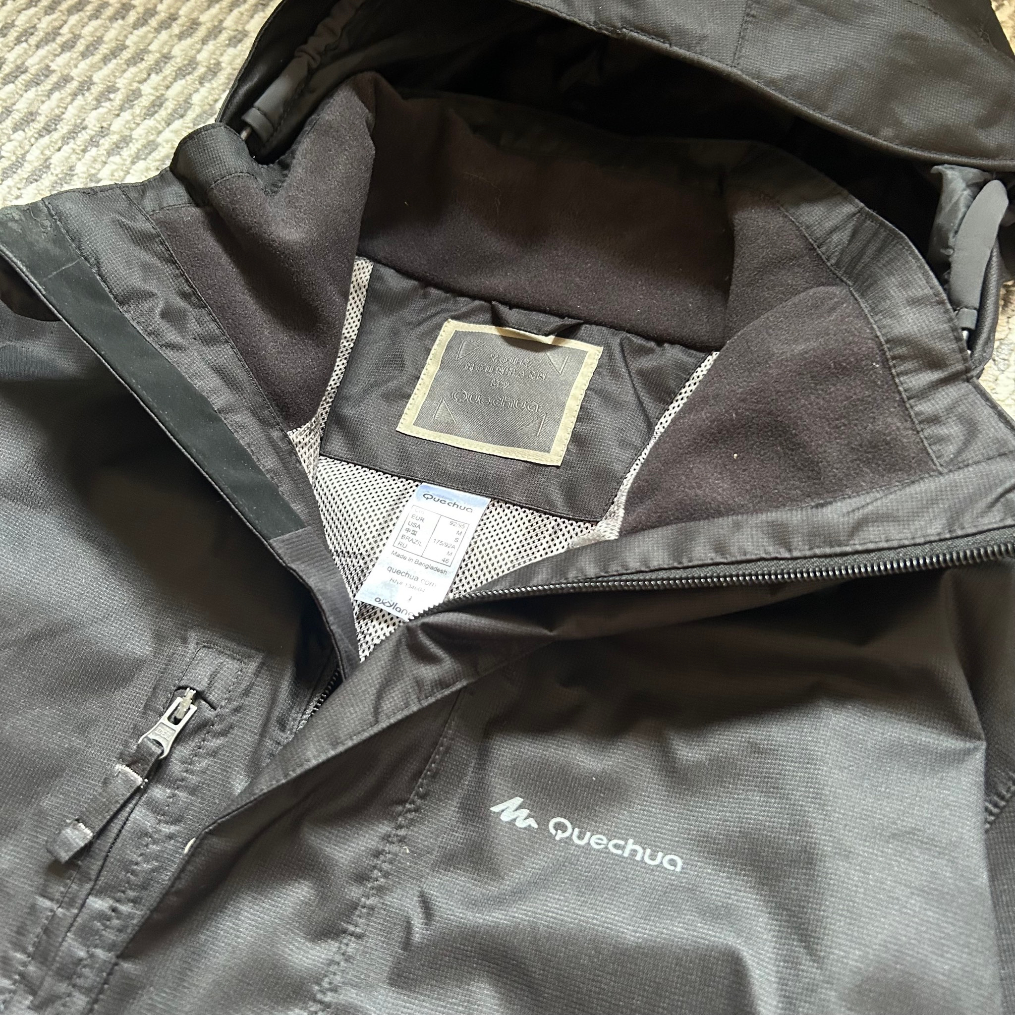 Quechua Decathlon Vintage Novadry Waterproof Tracking Jacket, миниатюра 2