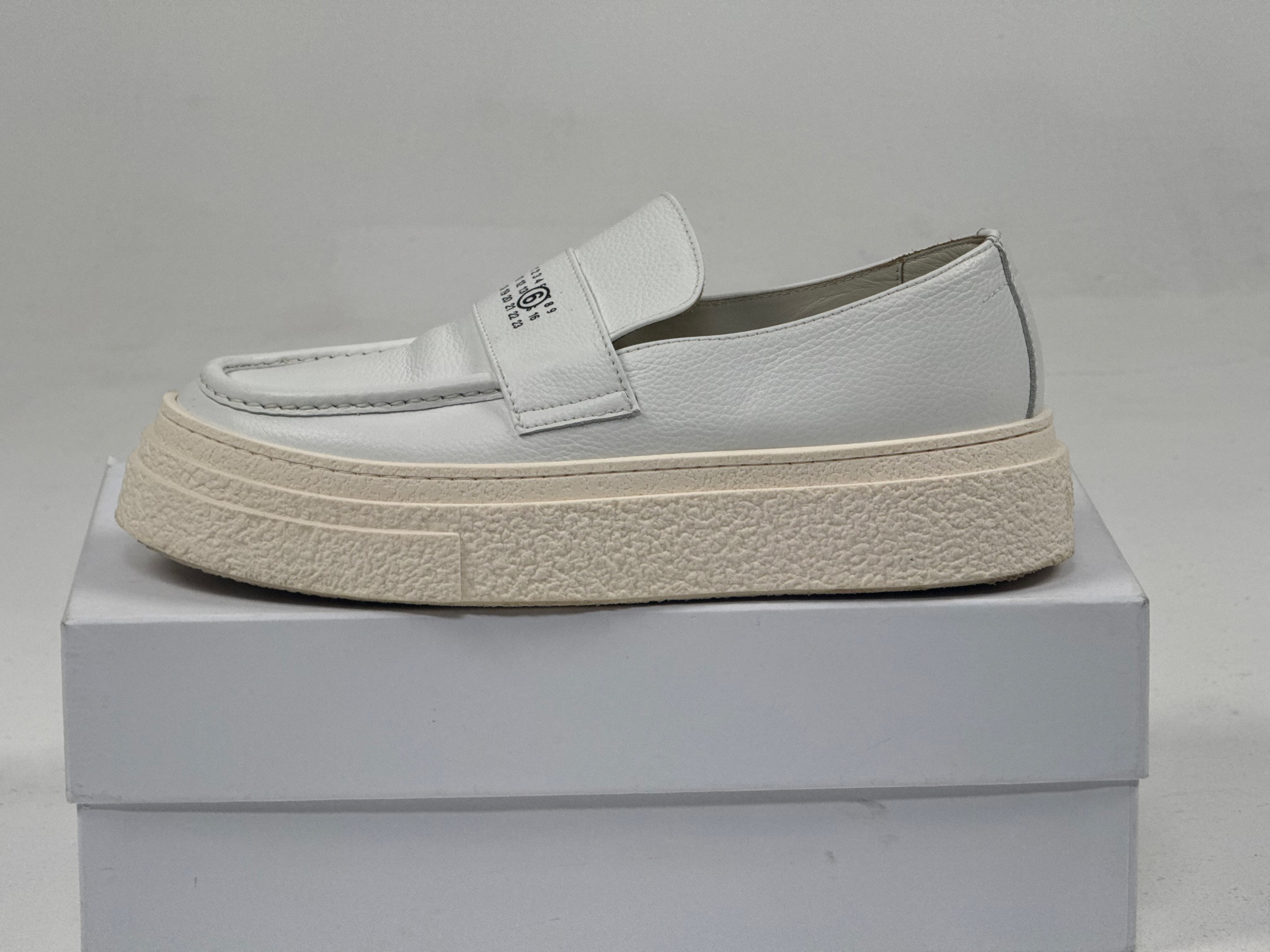 MM6 Maison Margiela Numeric Logo Loafers, миниатюра 6