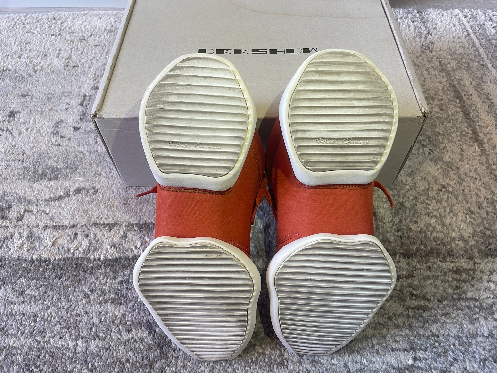 Rick Owens x Adidas Runner Fox Orange, миниатюра 5