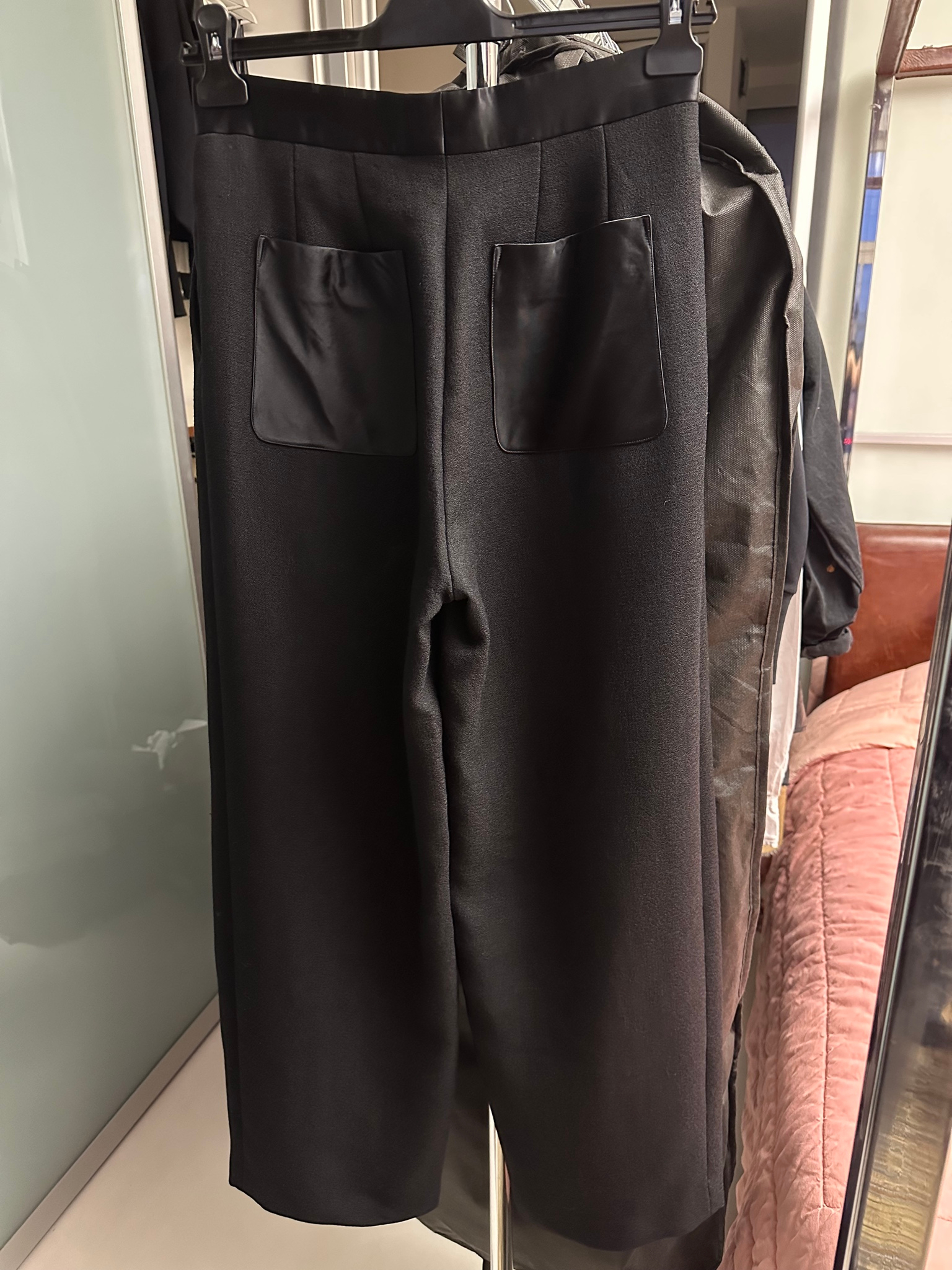 Celine Pleated Wide-Leg Tuxedo Trousers, миниатюра 2