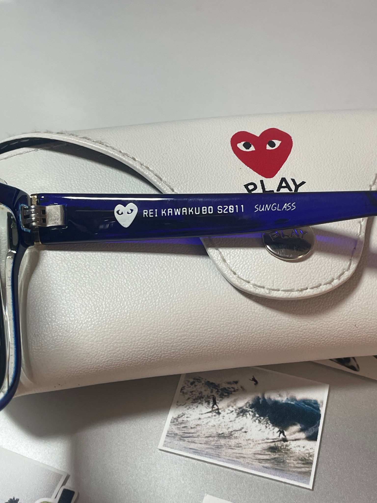 Comme Des Garçons Play x Rei Kawakubo Sunglasses, миниатюра 6