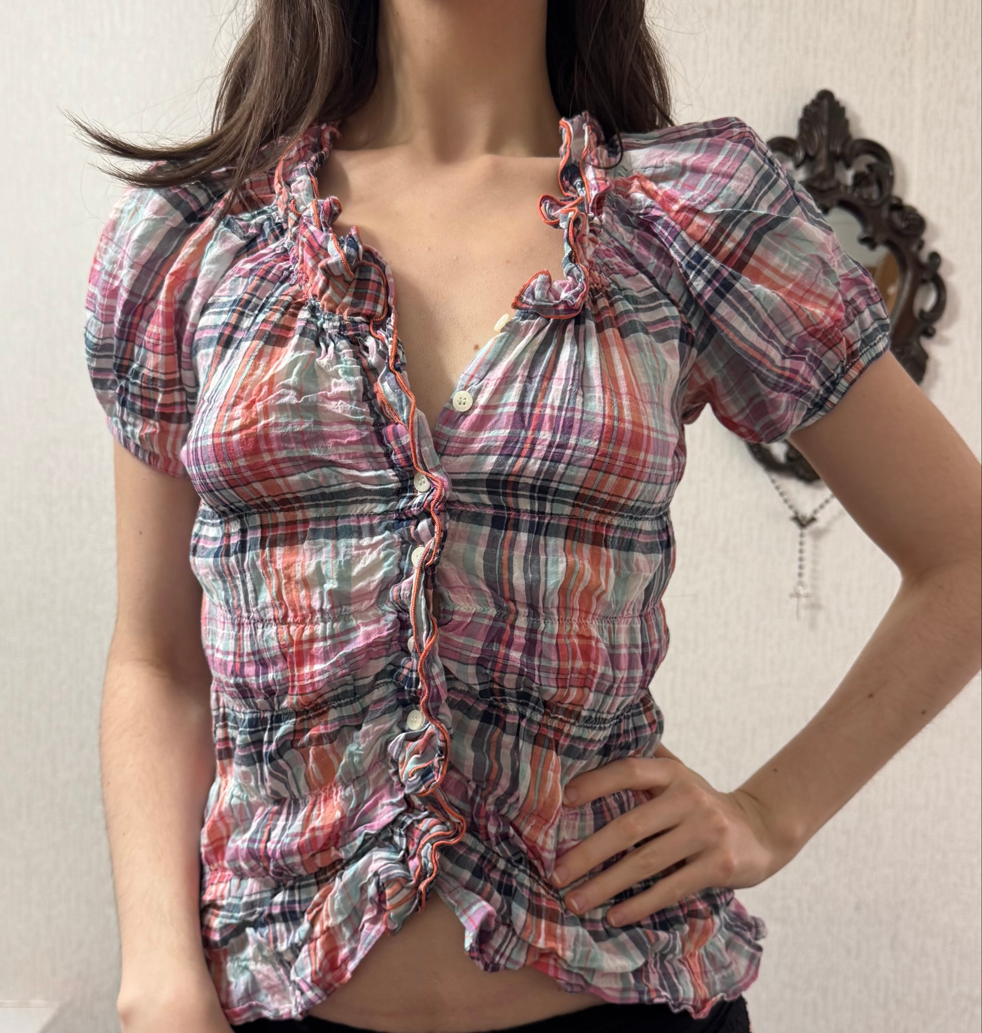 Calvin Klein Рубашка с коротким рукавом, миниатюра 1