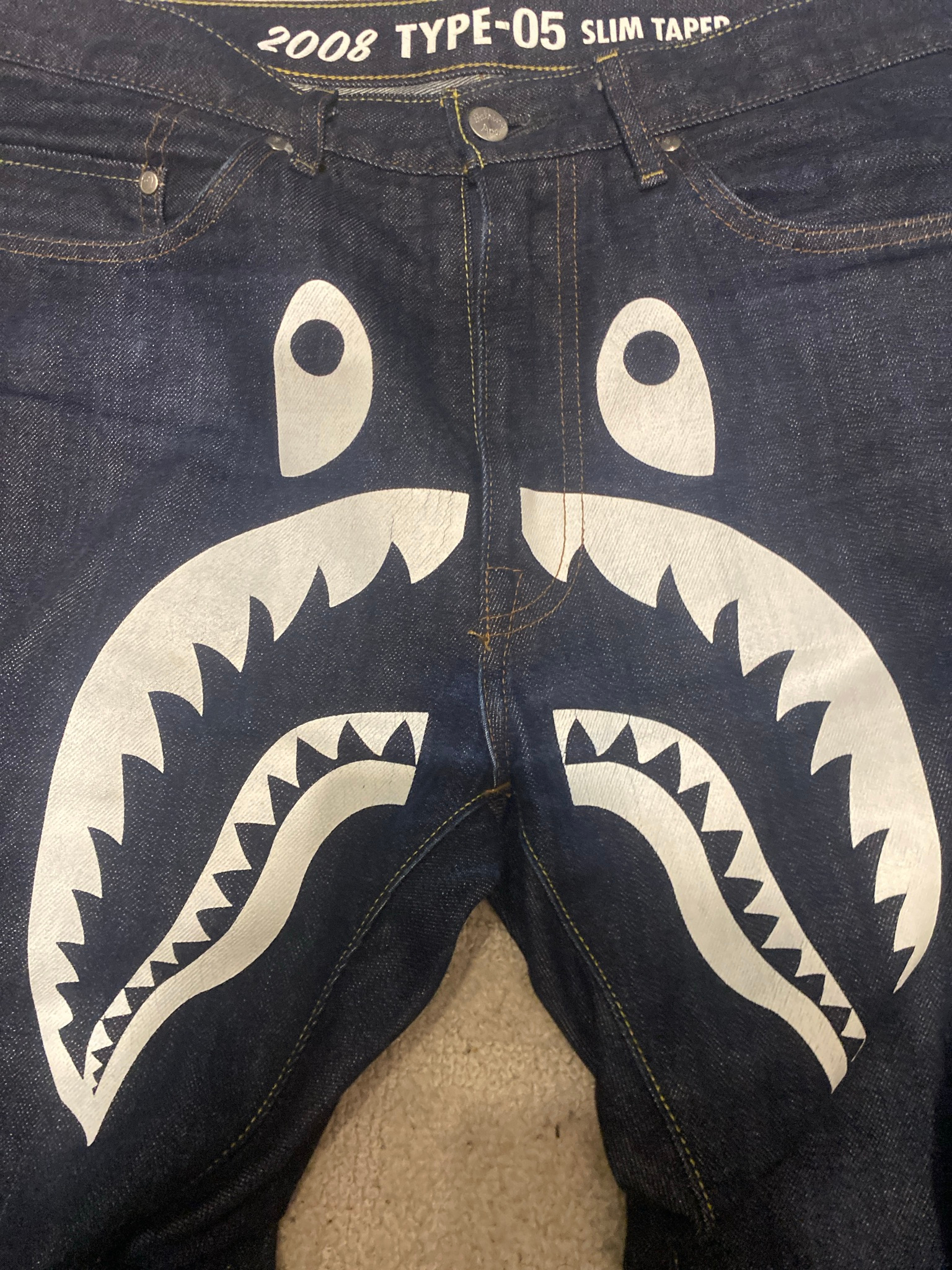 Bape Jeans Type-05 Slim Taper 2008, миниатюра 5