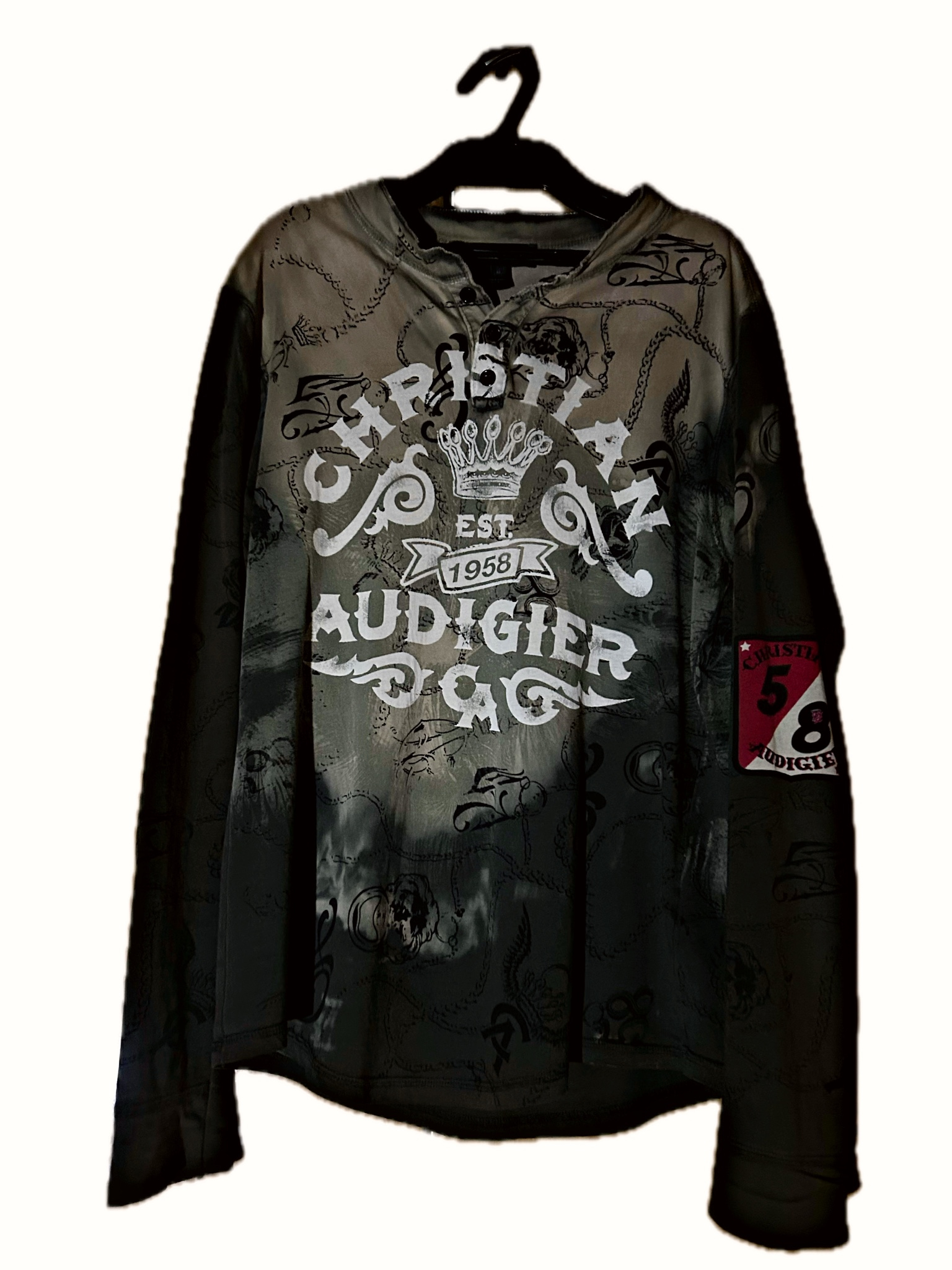 Christian Audigier x Ed Hardy Longsleeve archive *rare*, миниатюра 1
