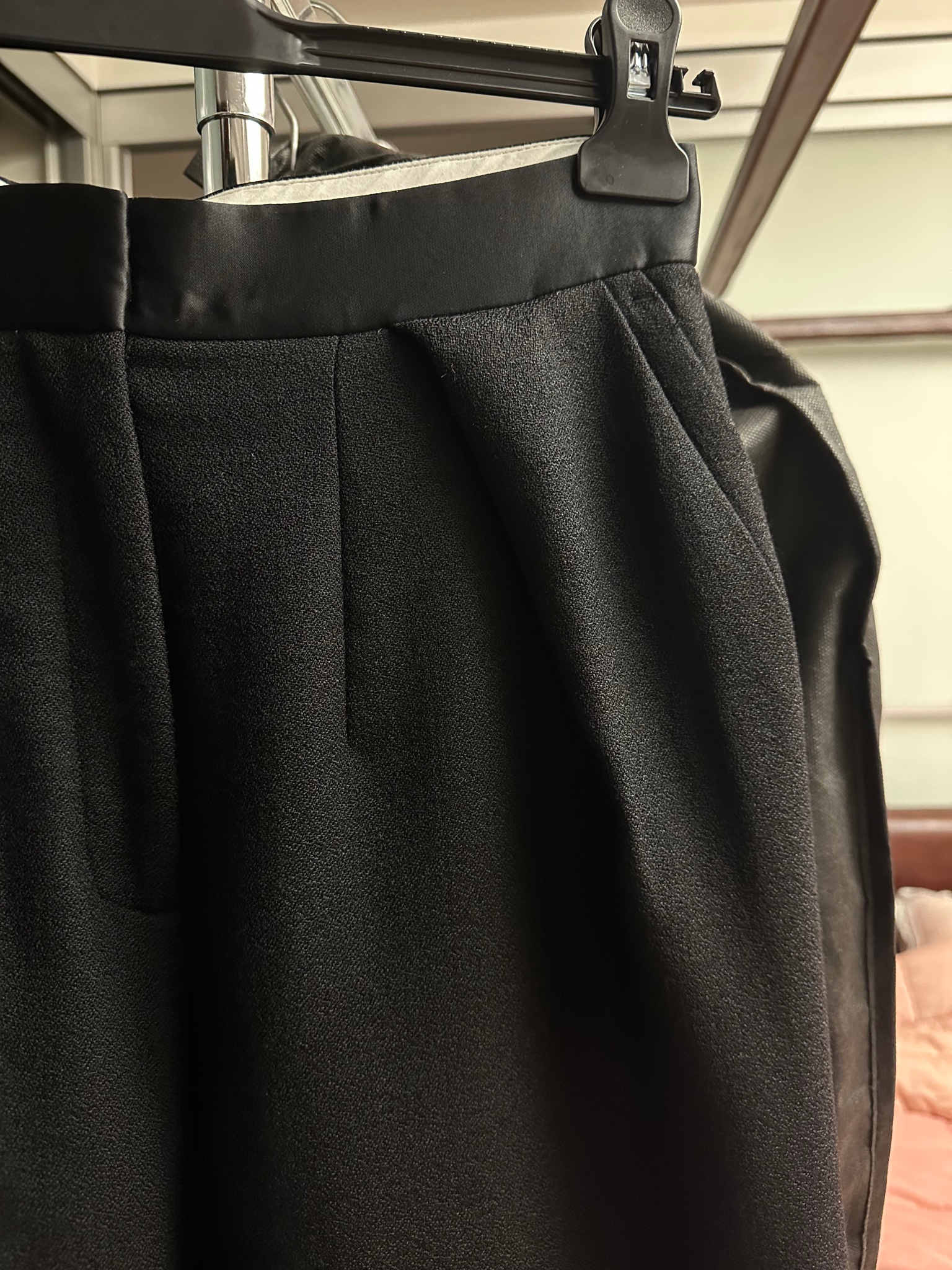 Celine Pleated Wide-Leg Tuxedo Trousers, миниатюра 5