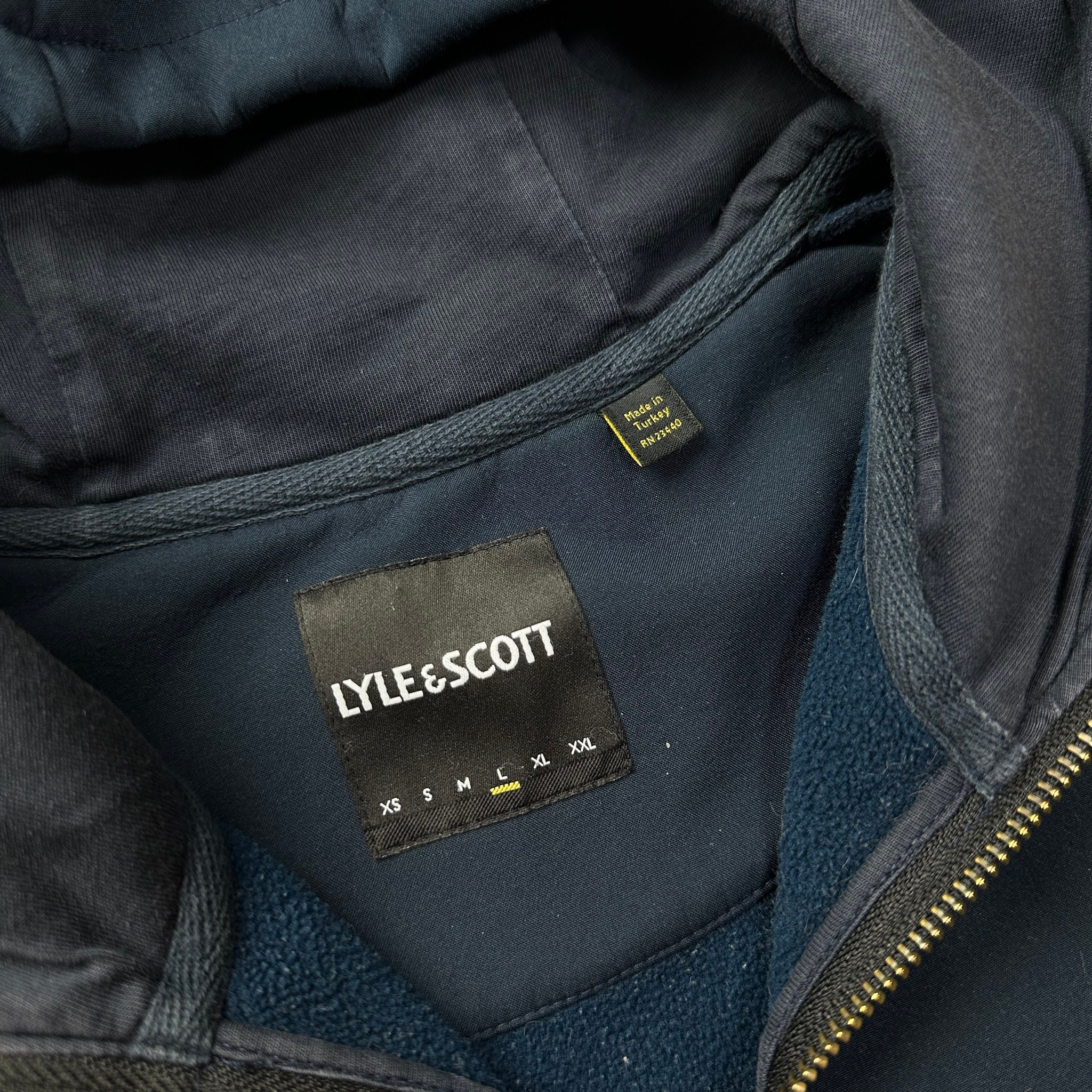Lyle & Scott Softshell x cotton zip up, миниатюра 5