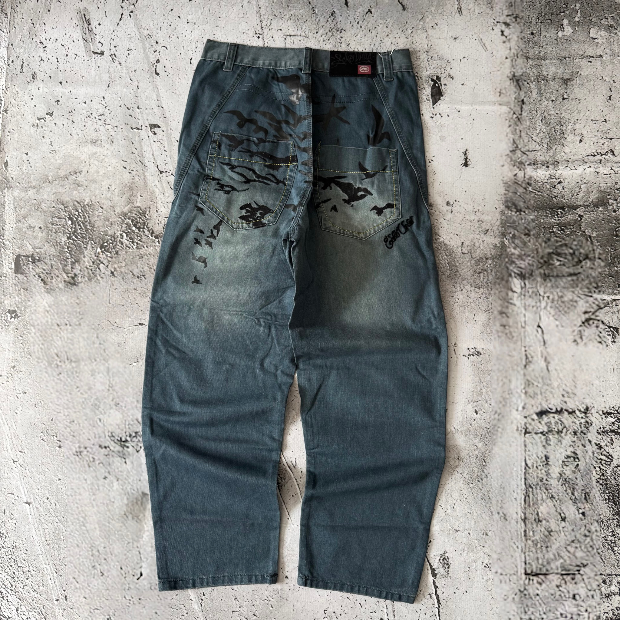 Ecko Unltd 2000s Vintage Baggy Jeans, миниатюра 2