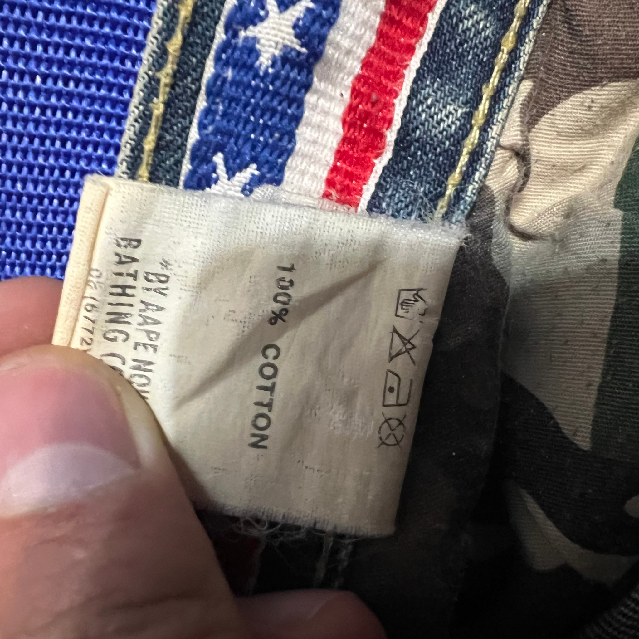 Bape USA flag jeans, миниатюра 4