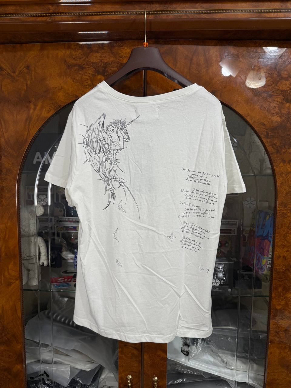 WANNA LAB Unicorn V-neck T-shirt, миниатюра 2