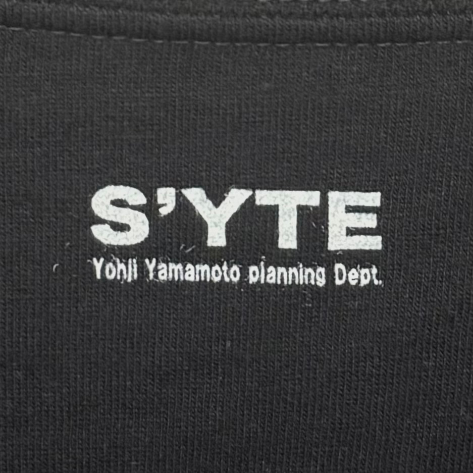 Yohji Yamamoto S’YTE Лонгслив чёрный, миниатюра 3