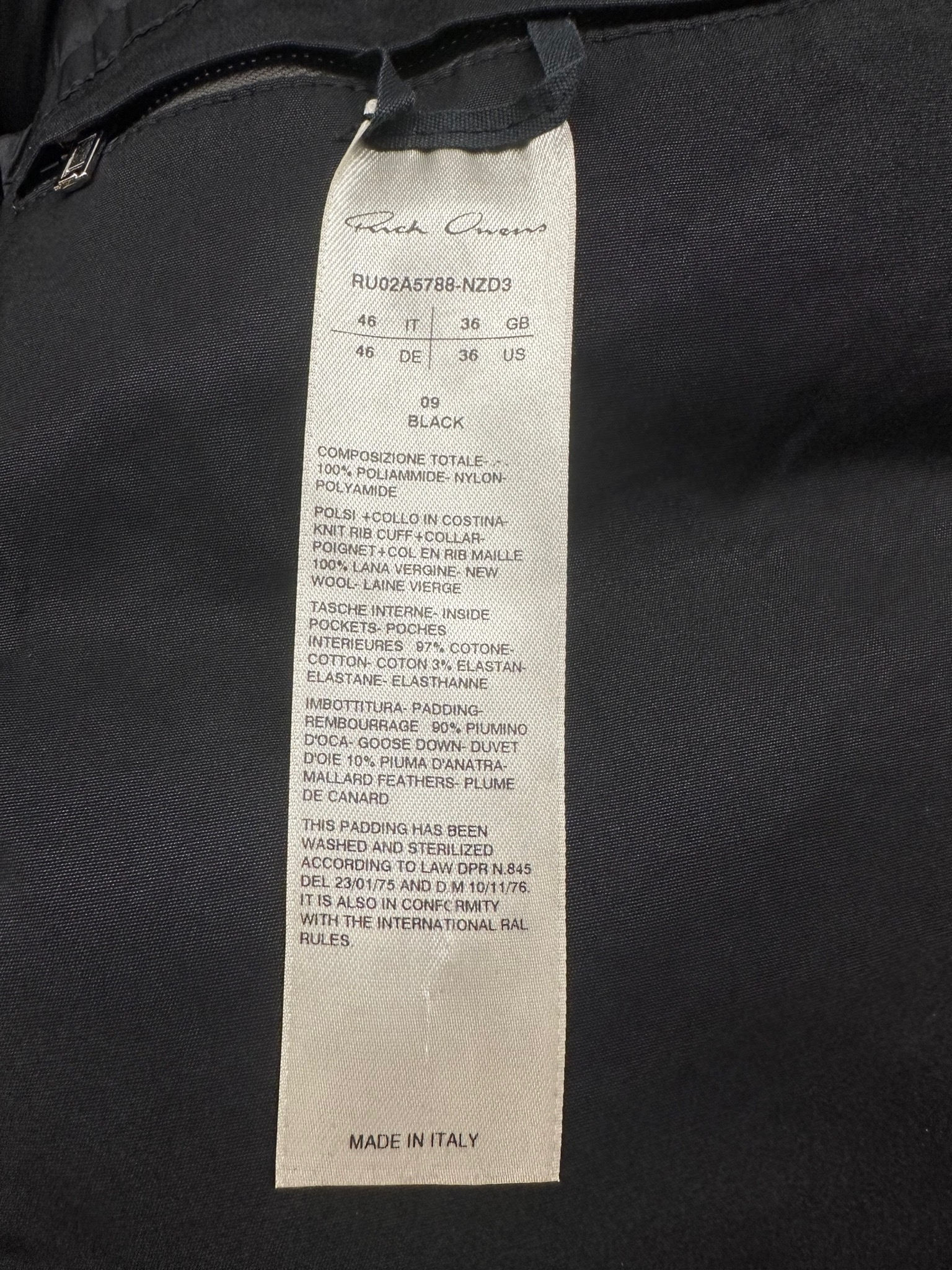 Rick Owens Bomber, миниатюра 5