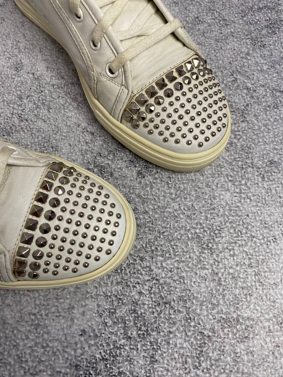 Gucci Studded Toe Leather High-Top White, миниатюра 7