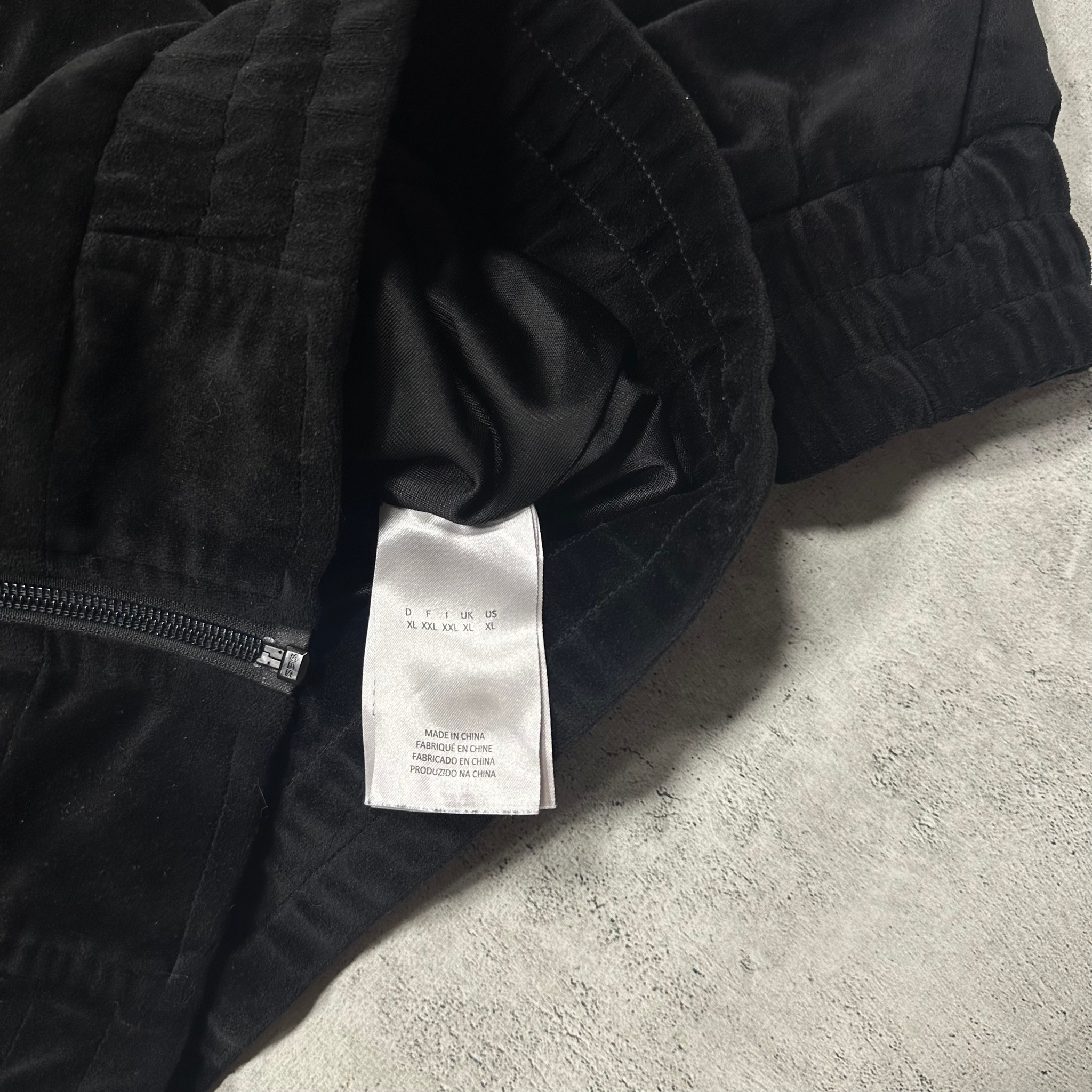 Karl Kani Velour black zip hoodie, миниатюра 6