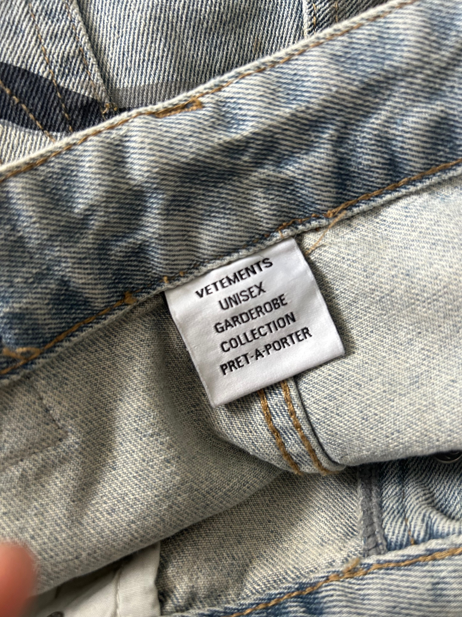 Vetements Gray camo jeans, миниатюра 3