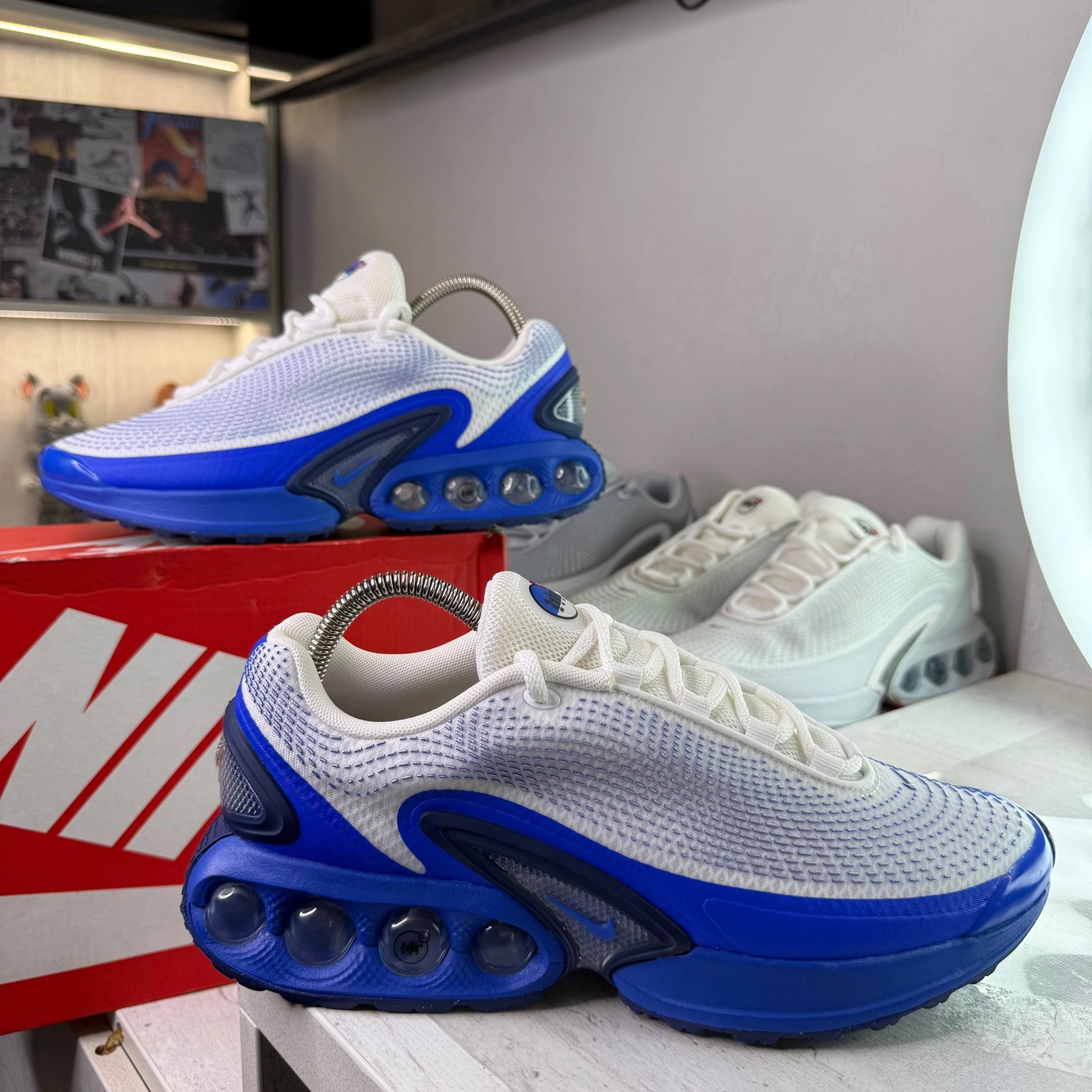 Nike Air Max Dn «Platinum/Royal Blue», миниатюра 6
