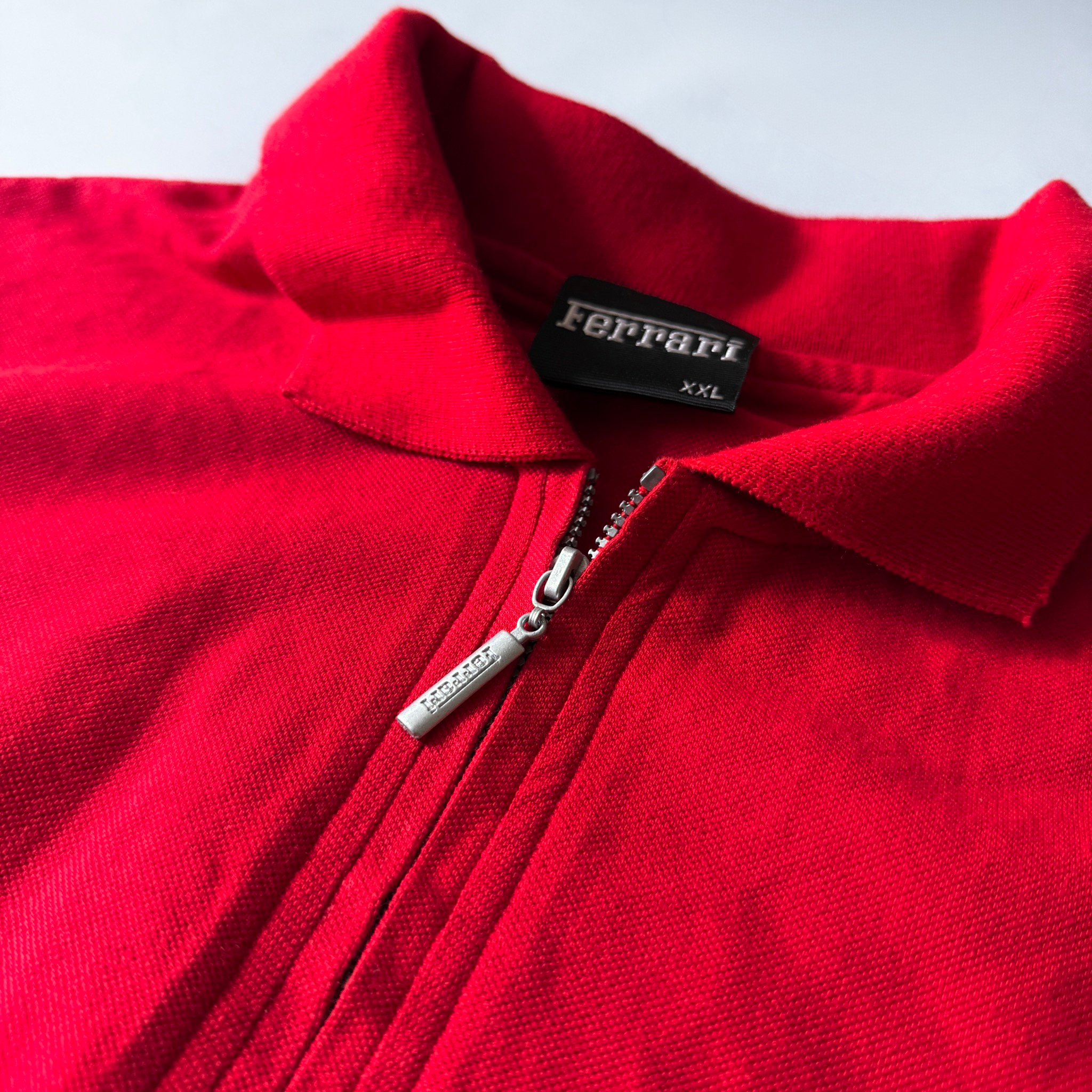 Ferrari x Michael Schumacher 1999 Vintage Zip Polo Shirt, миниатюра 5