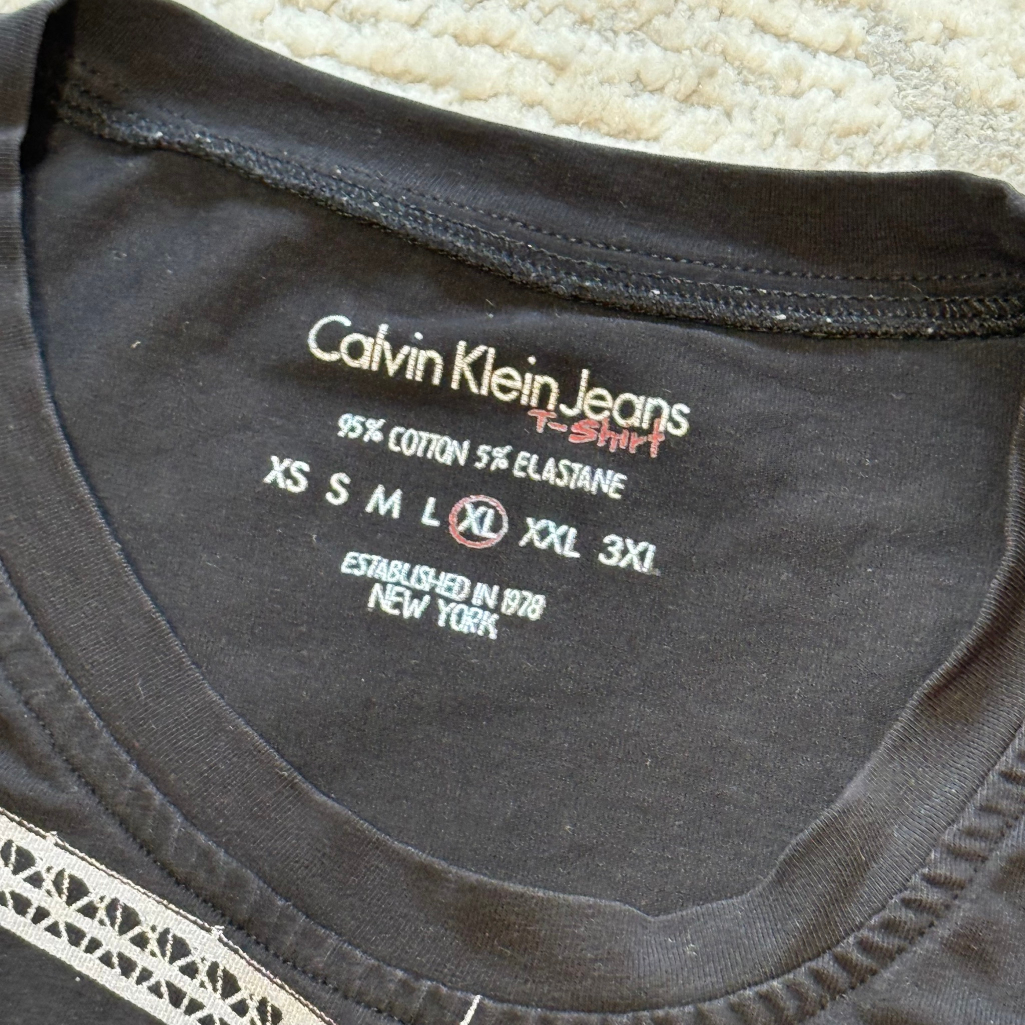 Calvin Klein Jeans Longsleeve Rare Distressed, миниатюра 4