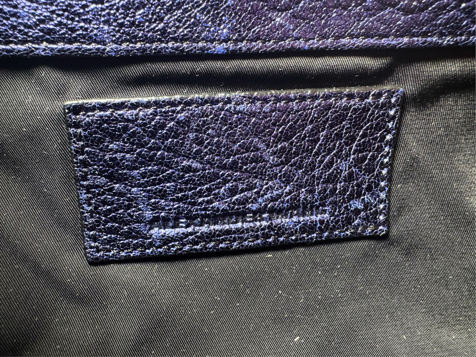 Alexander Wang Rockie Purple Metallic, миниатюра 7