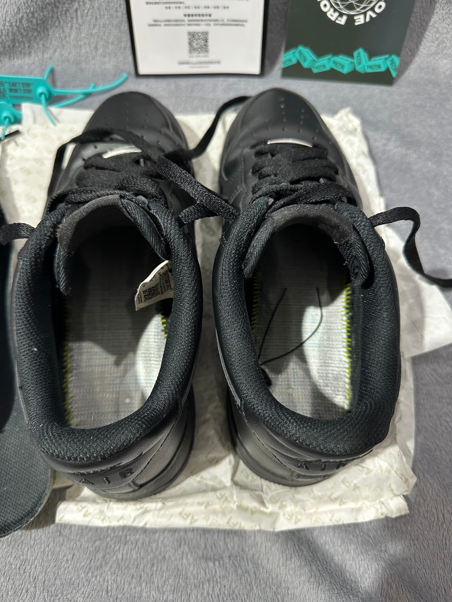 Nike Air Force 1 black, миниатюра 3