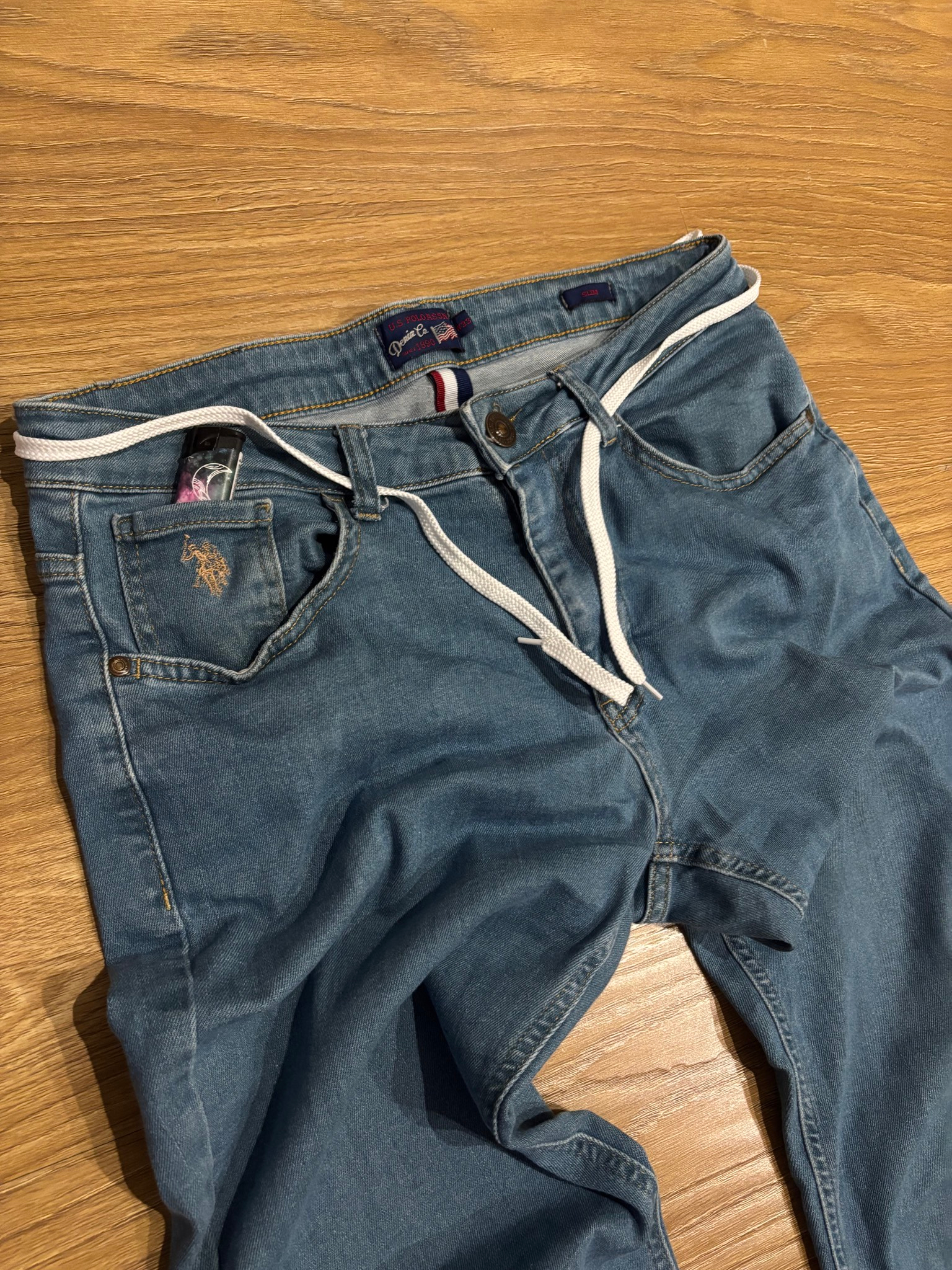 U.S. Polo Assn. Vintage slim fit jeans, миниатюра 1