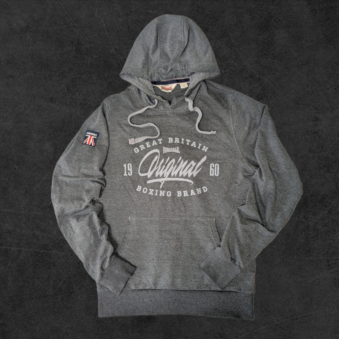 Lonsdale Union Jack Patch Hoodie, миниатюра 1