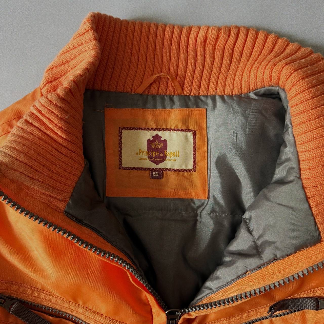 Principe Di Napoli  2000s Vintage Researching Flyer Bomber Jacket, миниатюра 6