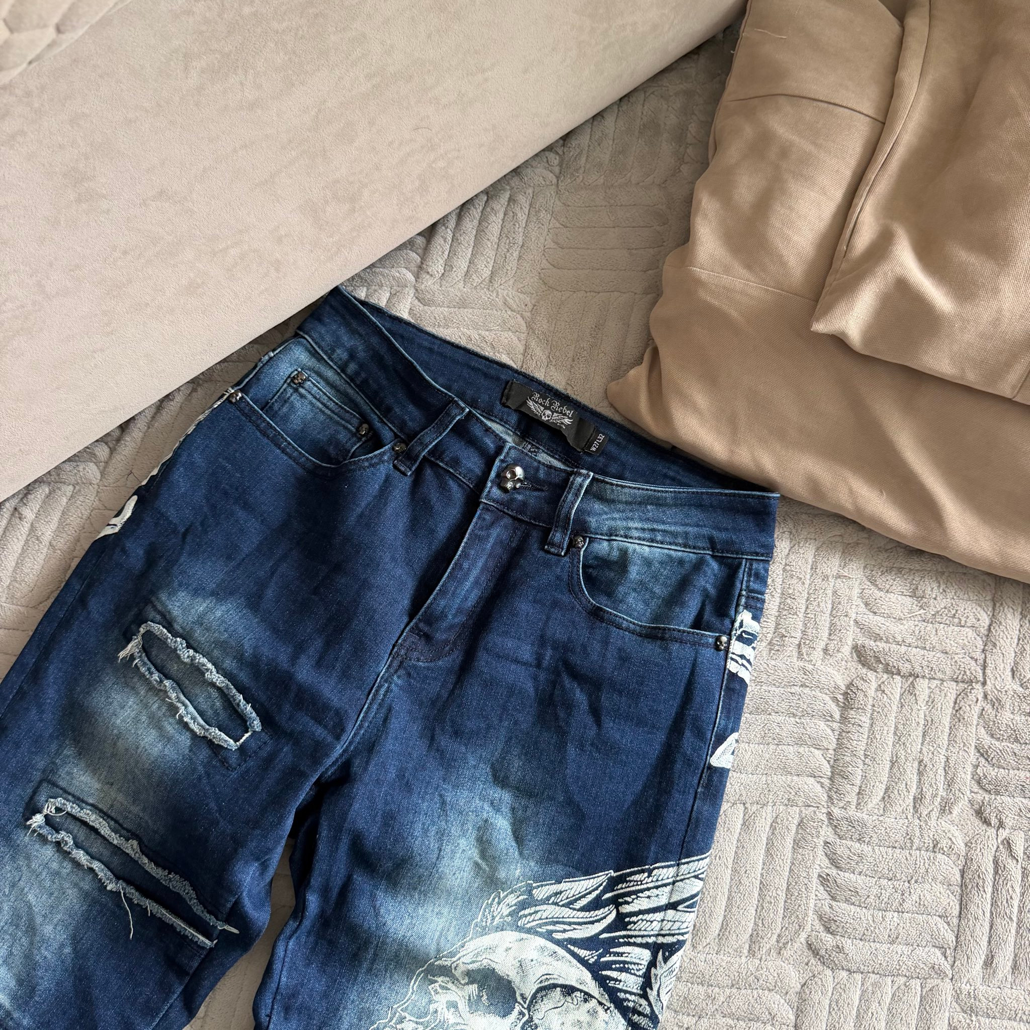 Rock Rebel Y2k Jeans Bootcut, миниатюра 6