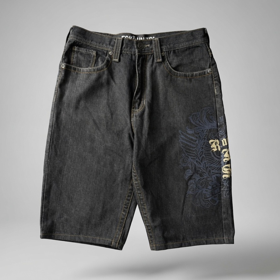 Ecko UNLTD 2000s VTG Graphic Jorts, миниатюра 1
