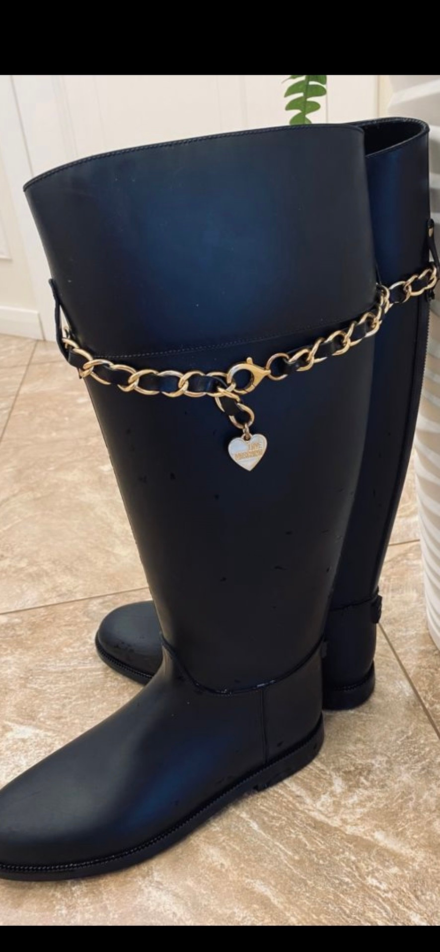 Love Moschino Rubber Boots, миниатюра 7